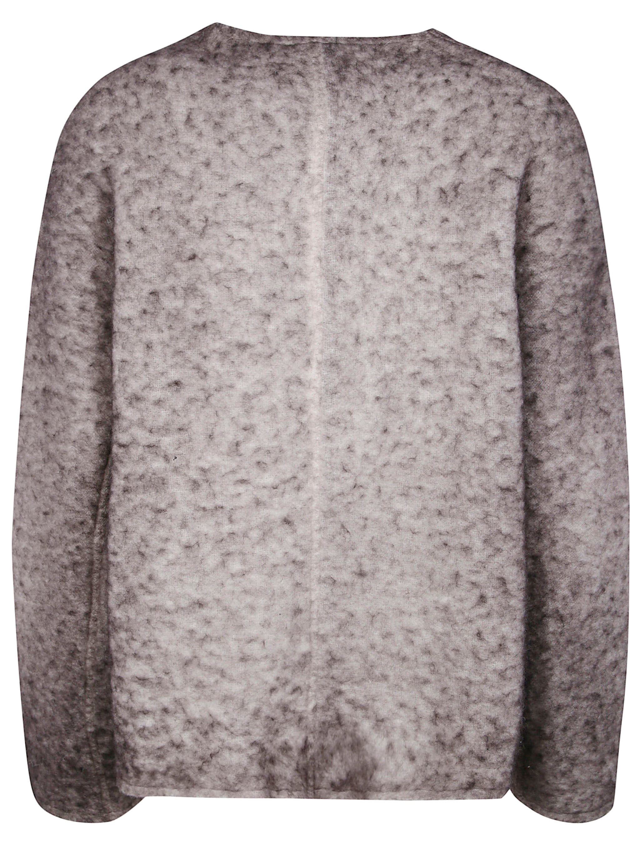 AVANT TOI Hand-Painted Alpaca Round Neck Jacket for Women