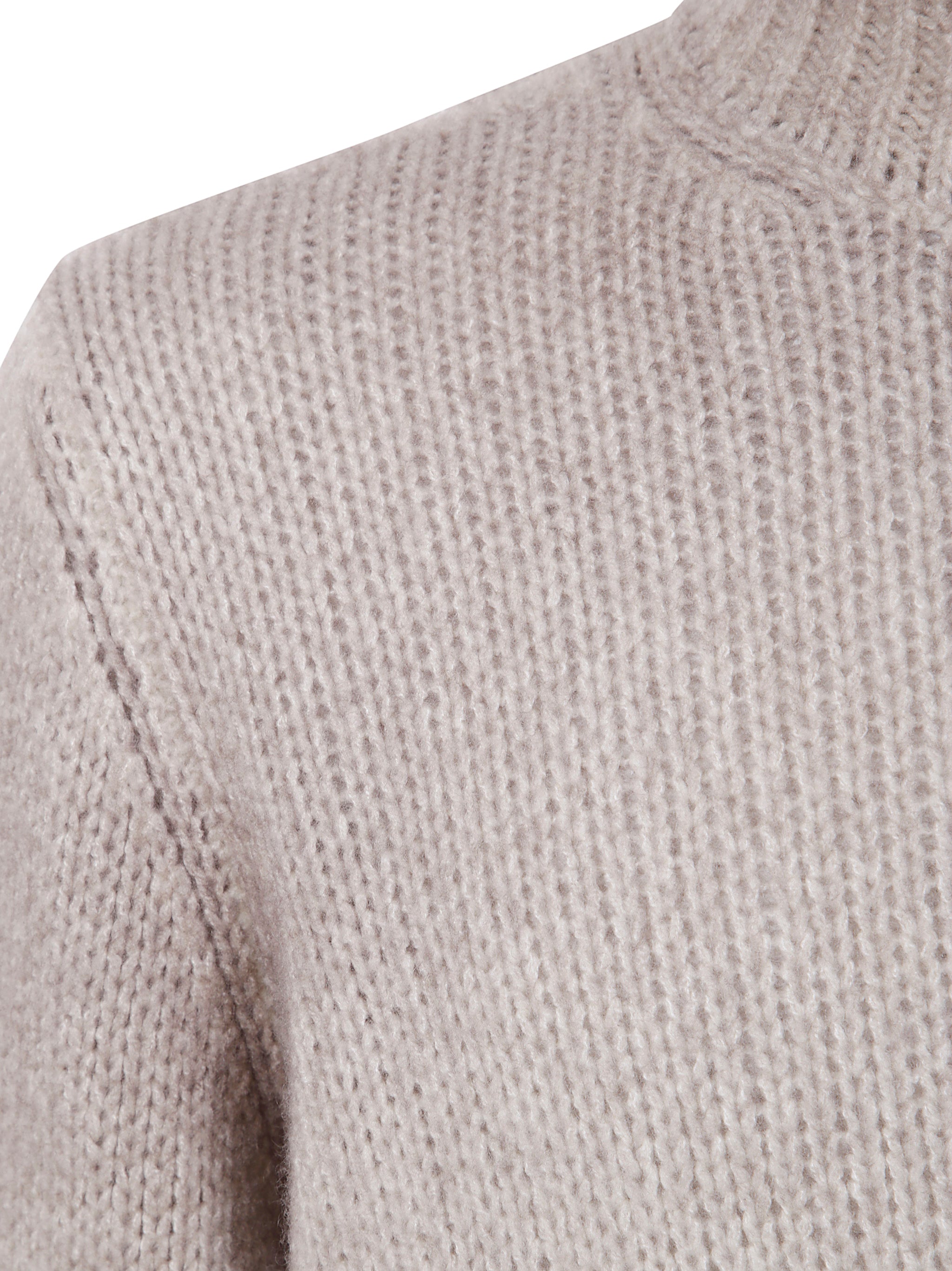 AVANT TOI Hand Painted Cashmere and Silk High Neck Pullover with Destroyed Edges