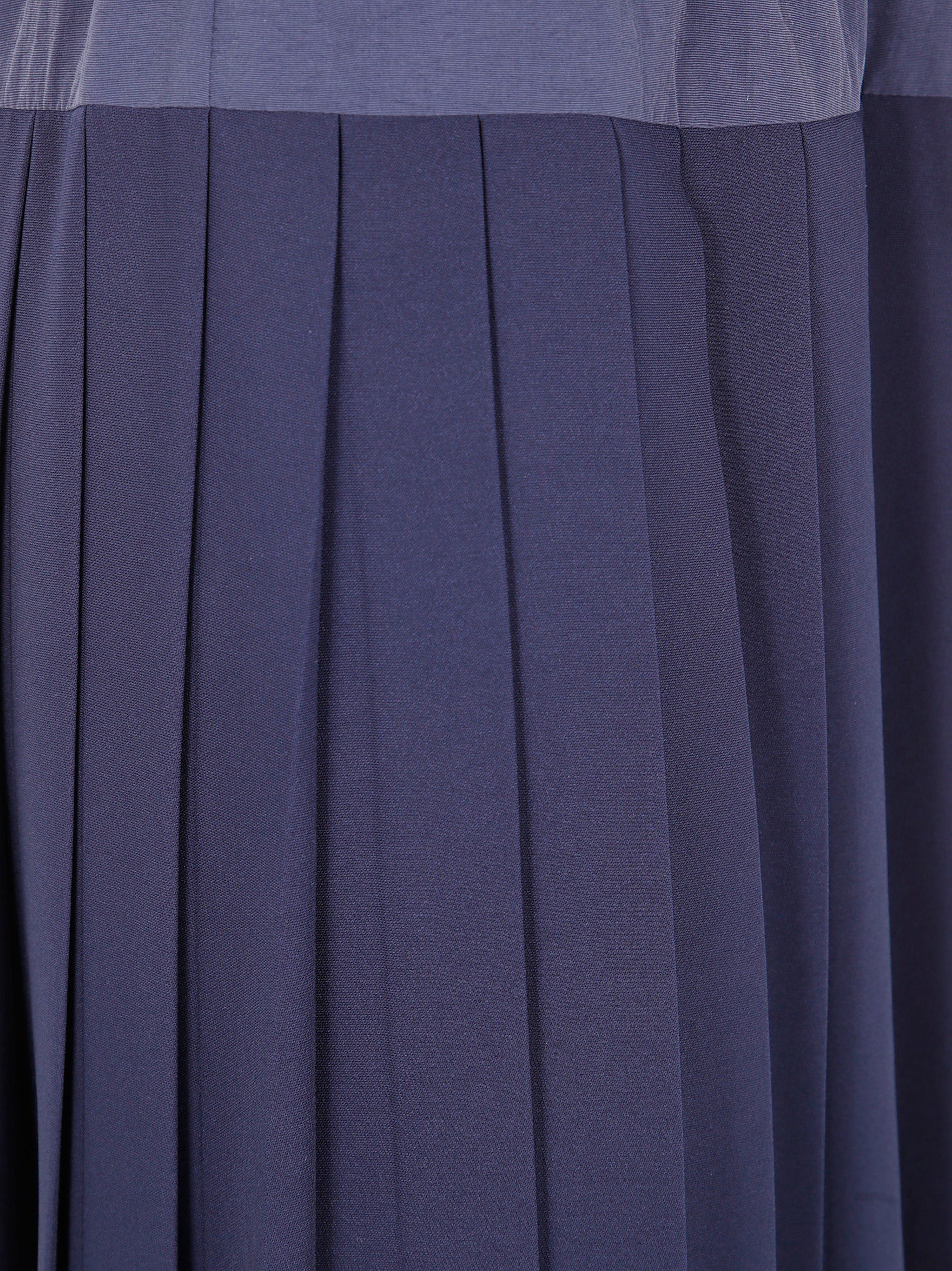 ASPESI Pleated Techno Mini Skirt