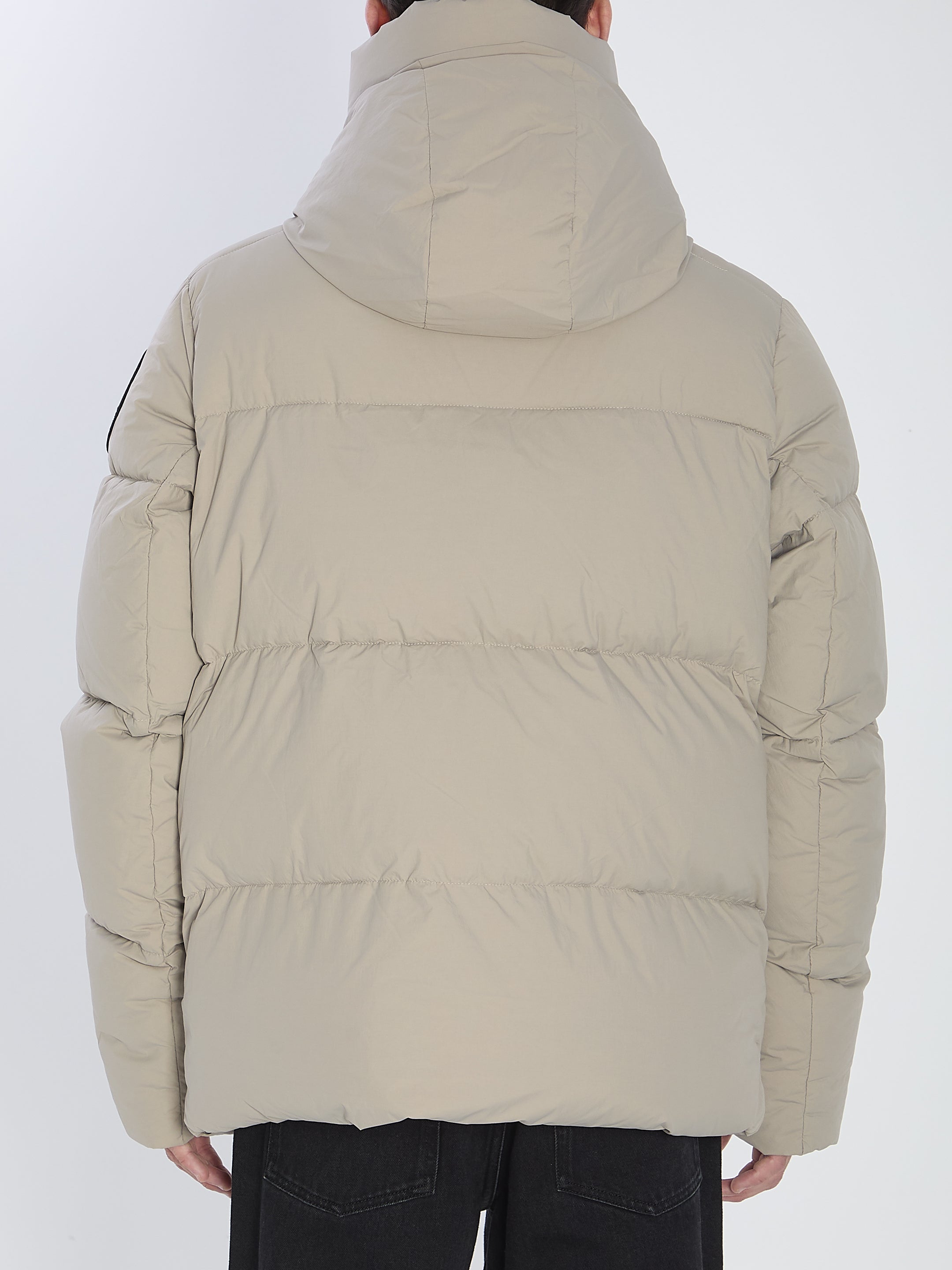 CANADA GOOSE Oversized Puffer Jacket with Adjustable Hood - Men's Size M