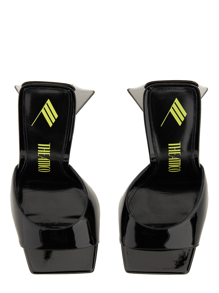 THE ATTICO Flat Pyramid Heel Sandals - 11.5 cm