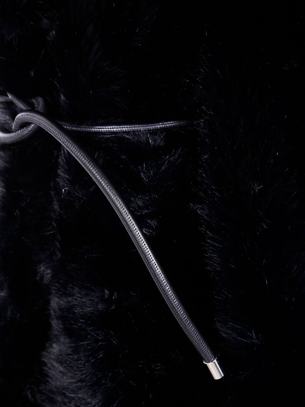 MAX MARA SPORTMAX Faux Fur Mid-Length Jacket