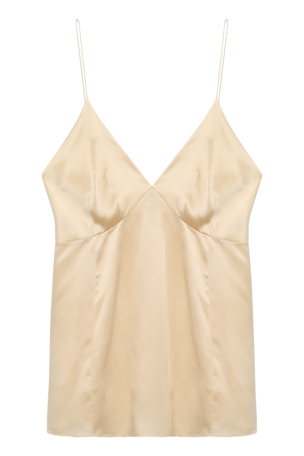 KHAITE Silk Top with Side Slits - Size XS to XL