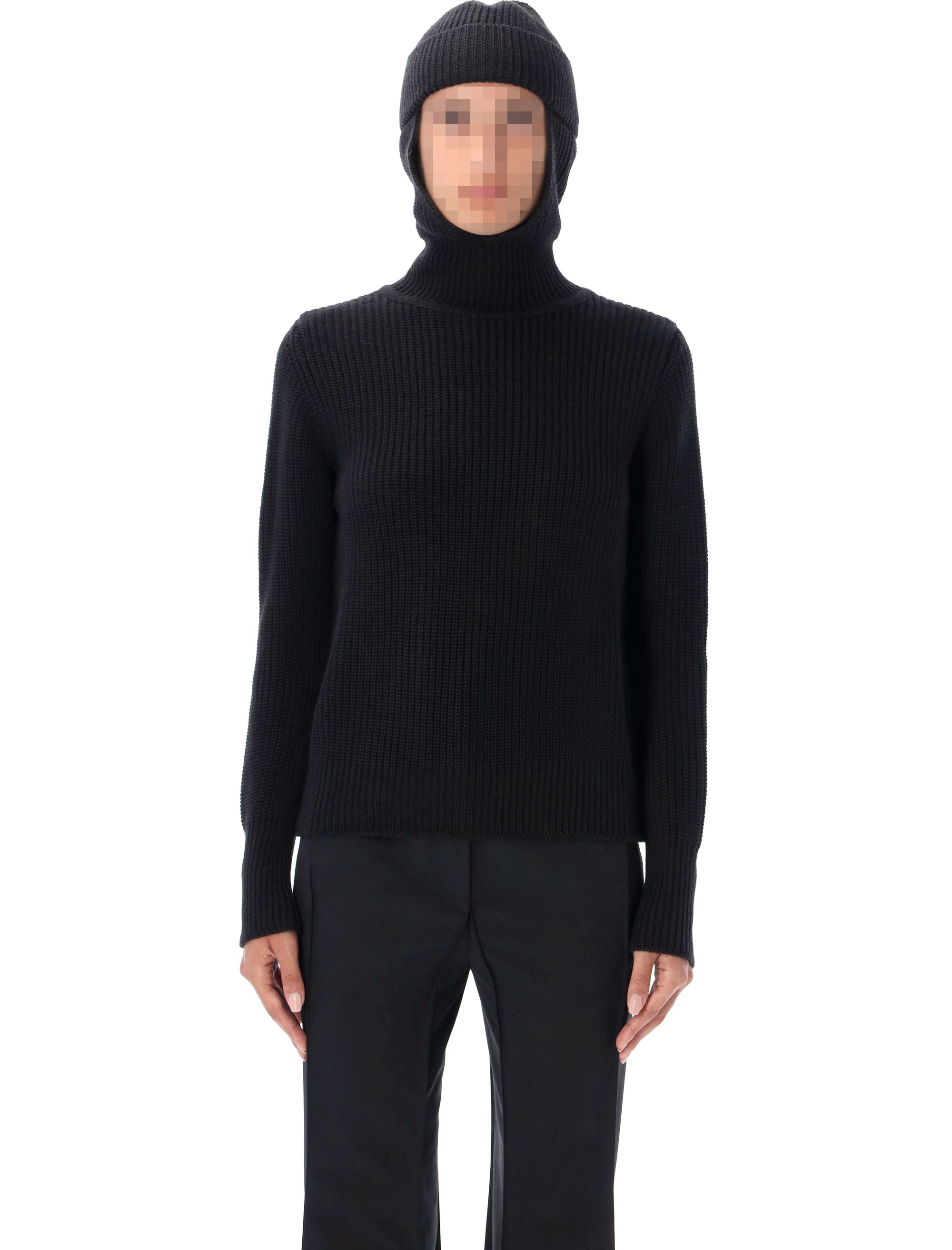 BEVZA Fitted Balaclava Sweater - Size S