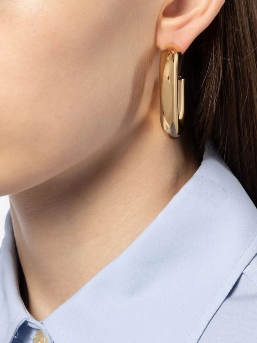 PACO RABANNE XL Link Hoop Earrings