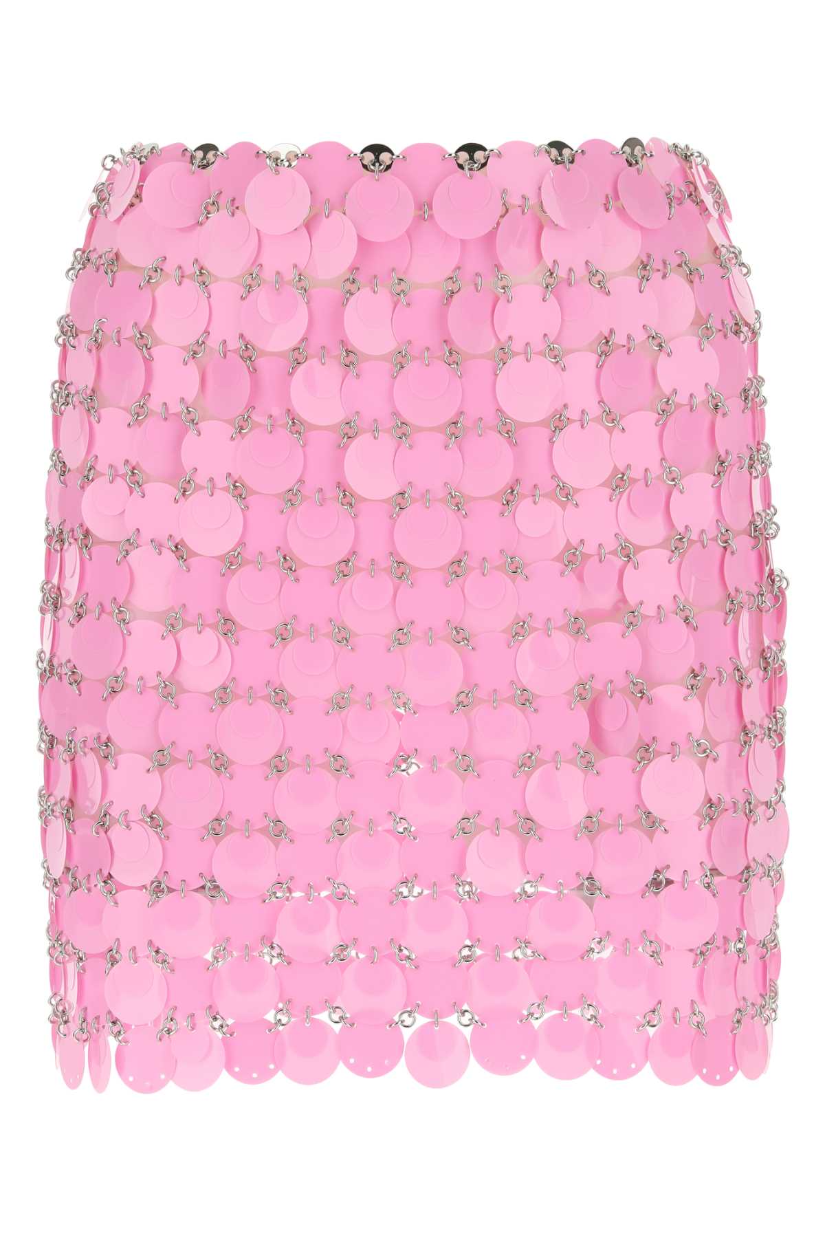 PACO RABANNE Sequined Maxi Mini Skirt