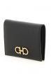 Ferragamo Compact Gancini Hook Mini Wallet