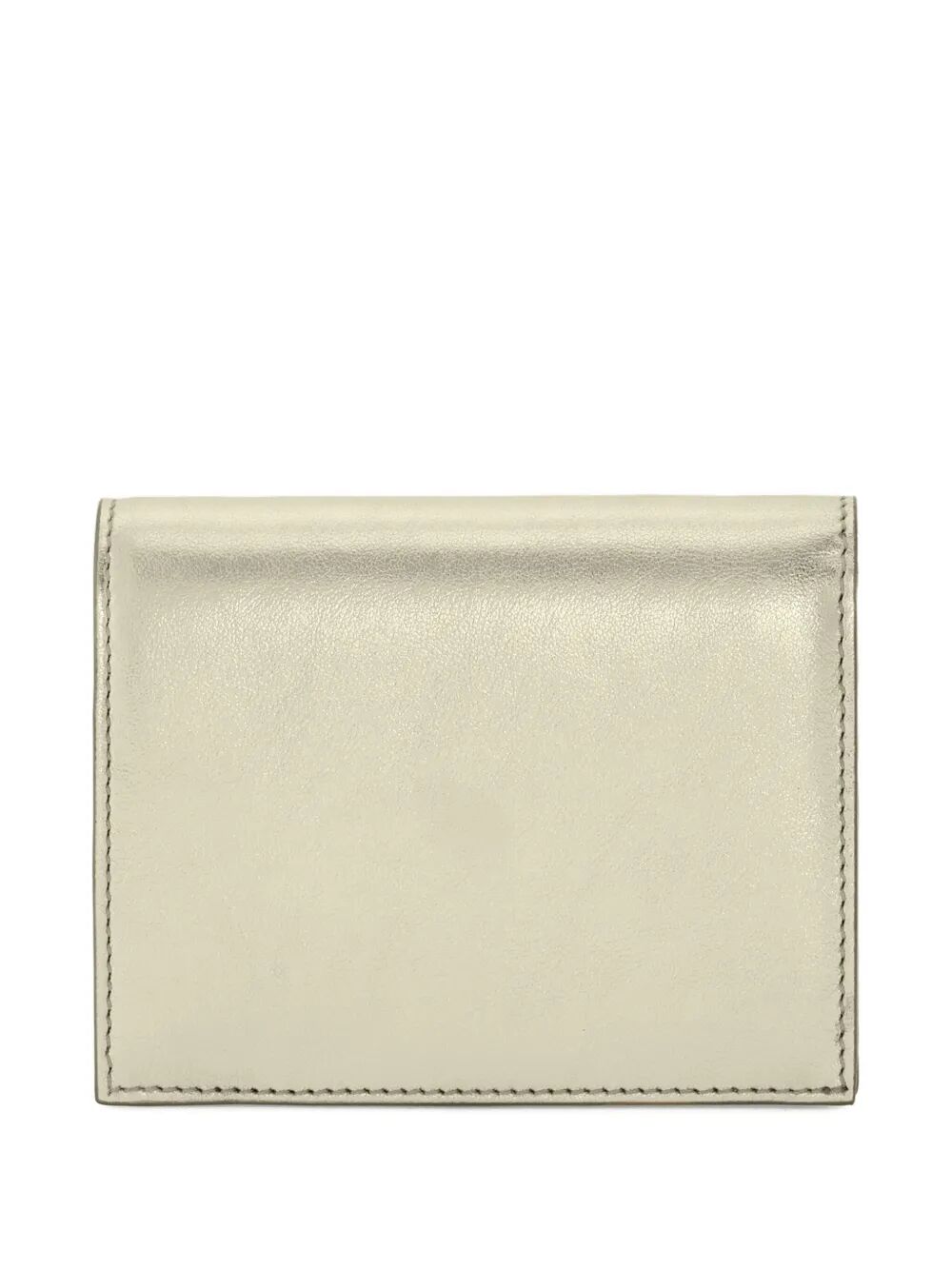 Ferragamo Mini Laminated Leather Compact Wallet