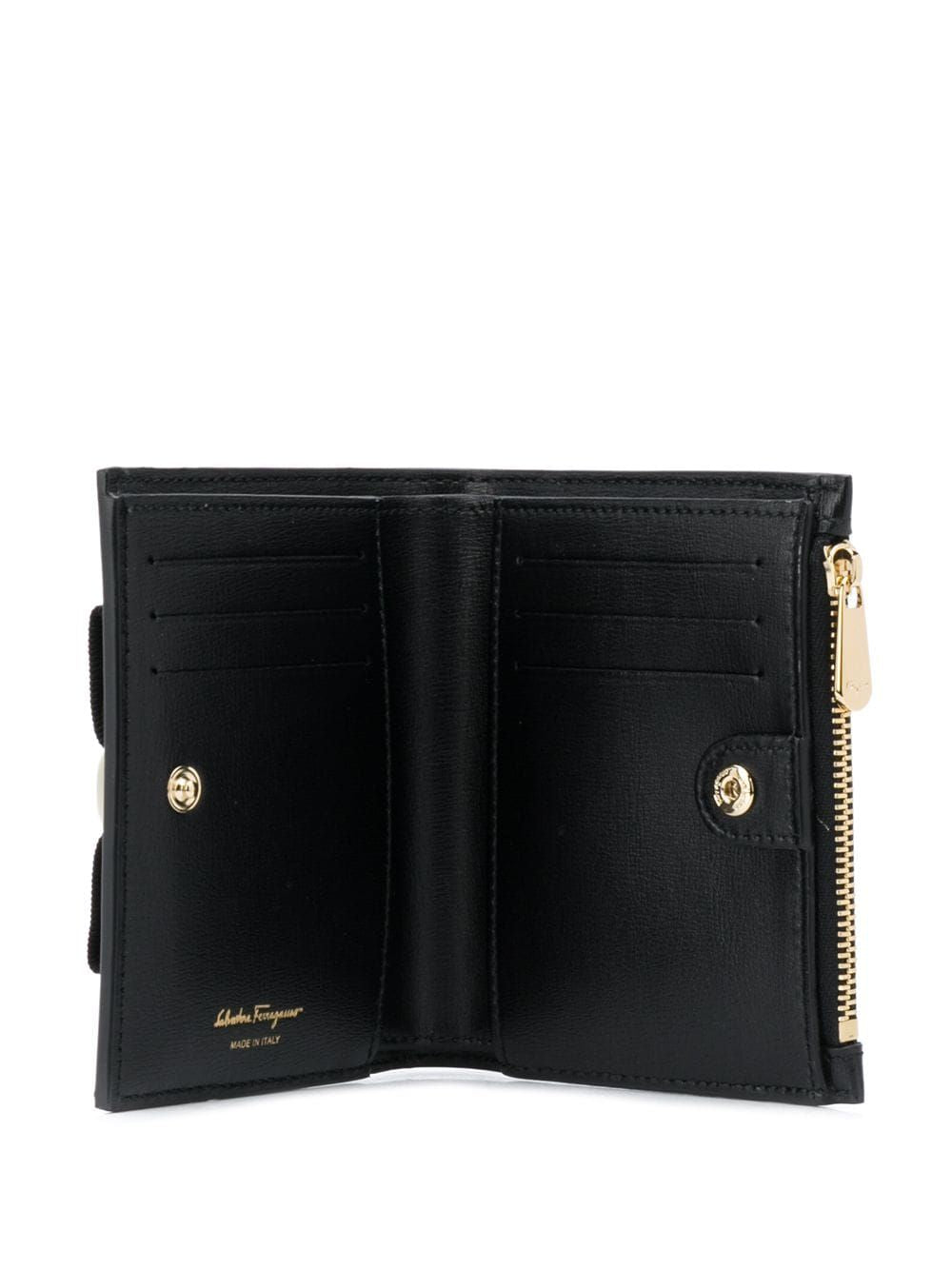 Ferragamo Mini Bow Compact Wallet
