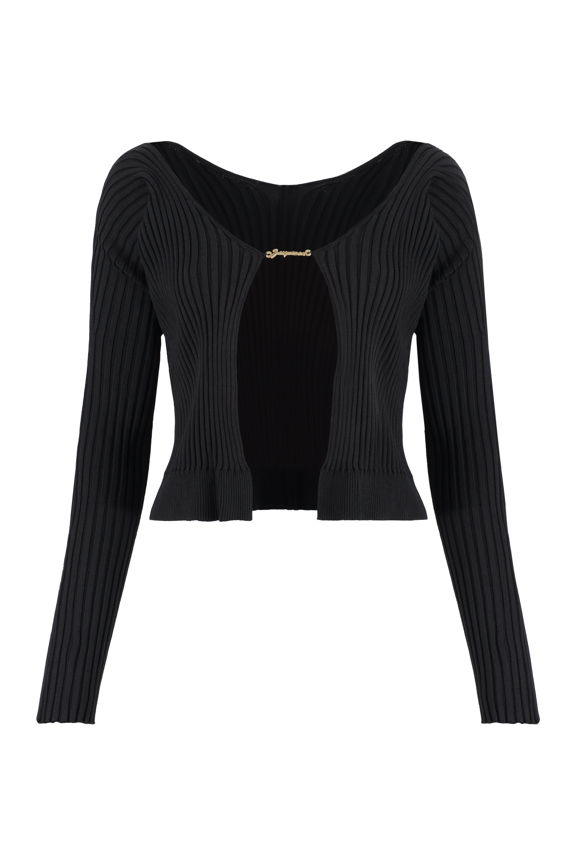 JACQUEMUS Pralu Long Sleeve Knit Top