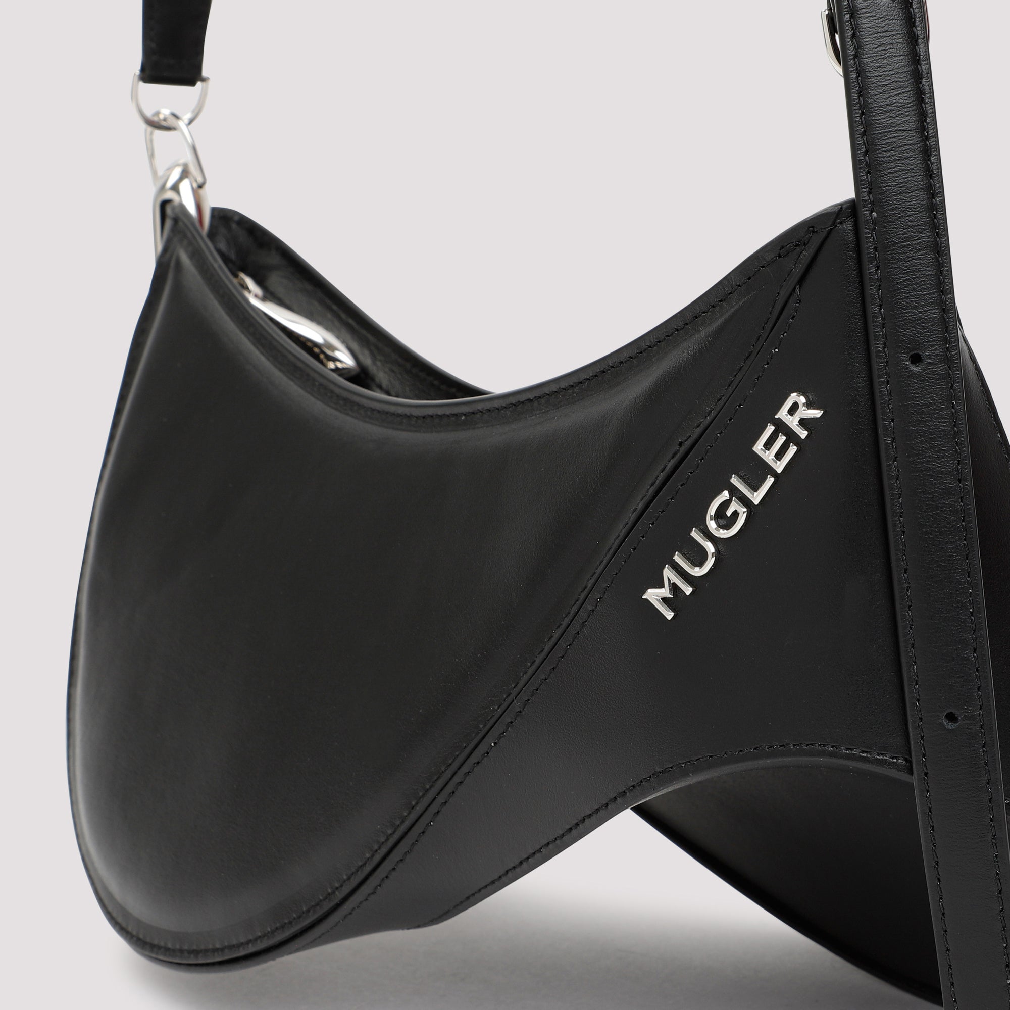 MUGLER Medium Spiral Curve Crossbody Handbag - SS23