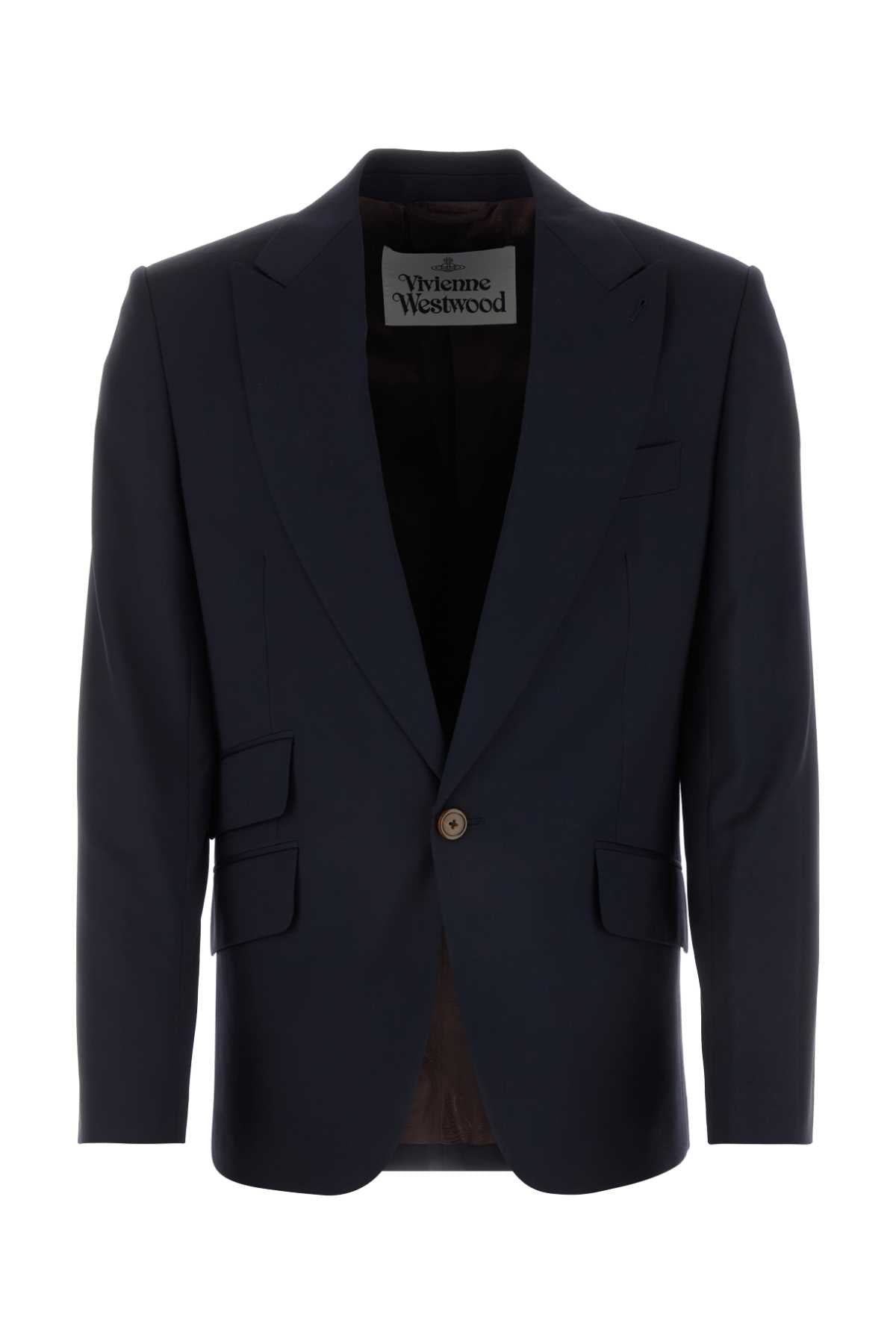 VIVIENNE WESTWOOD Men's Wool Blazer - Sophisticated Outerwear for FW24