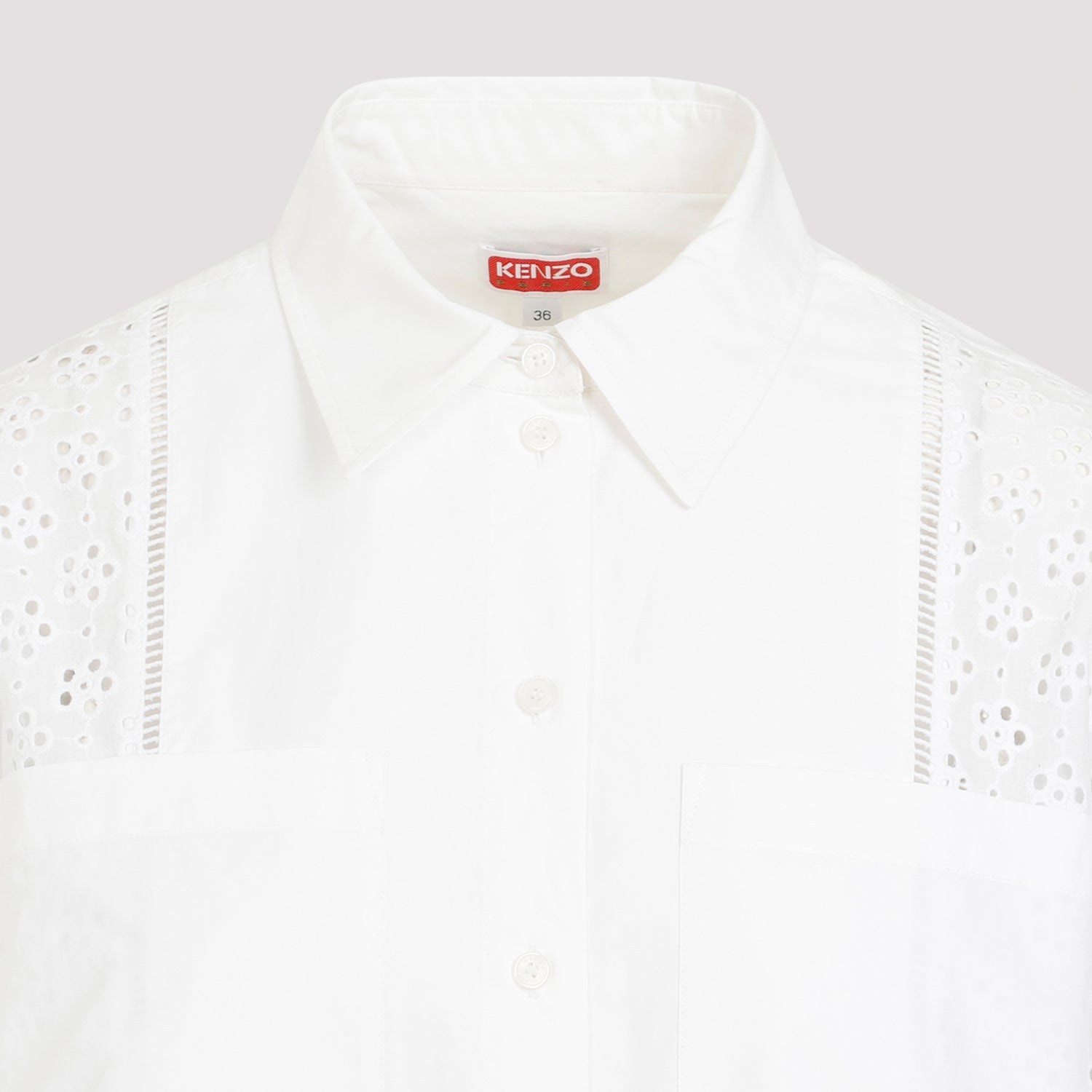 KENZO Broderie Anglaise Shirt for Men - SS24