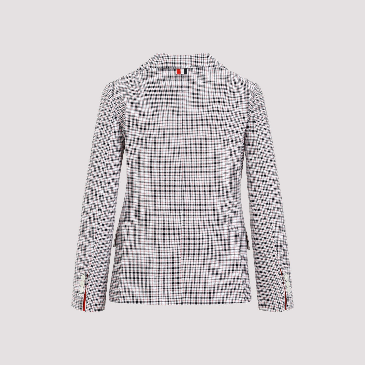 THOM BROWNE Small Check Cotton Jacket - SS24 Collection