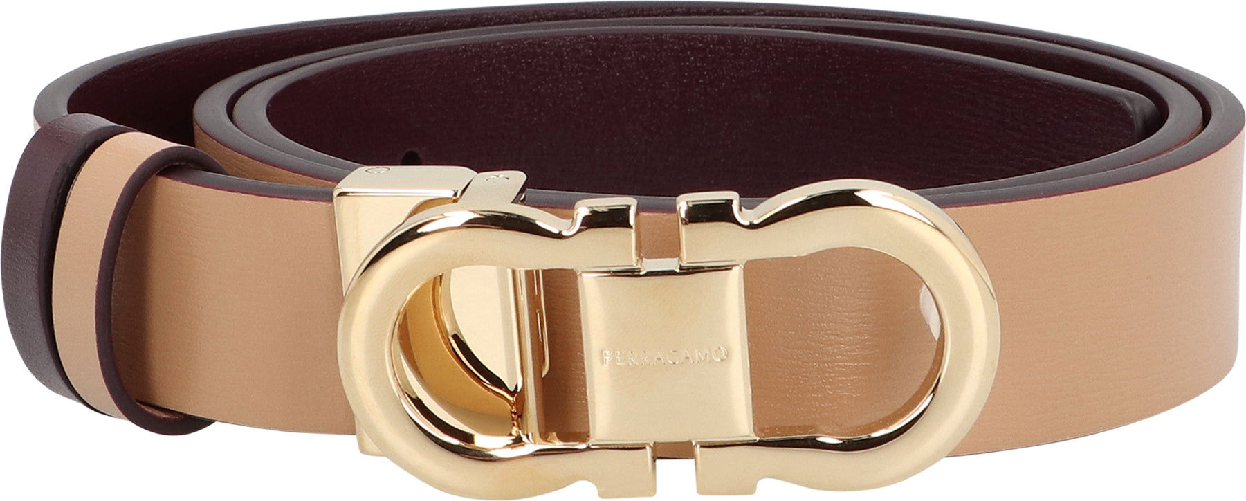 Ferragamo Reversible Leather Belt - 2.5 cm Height