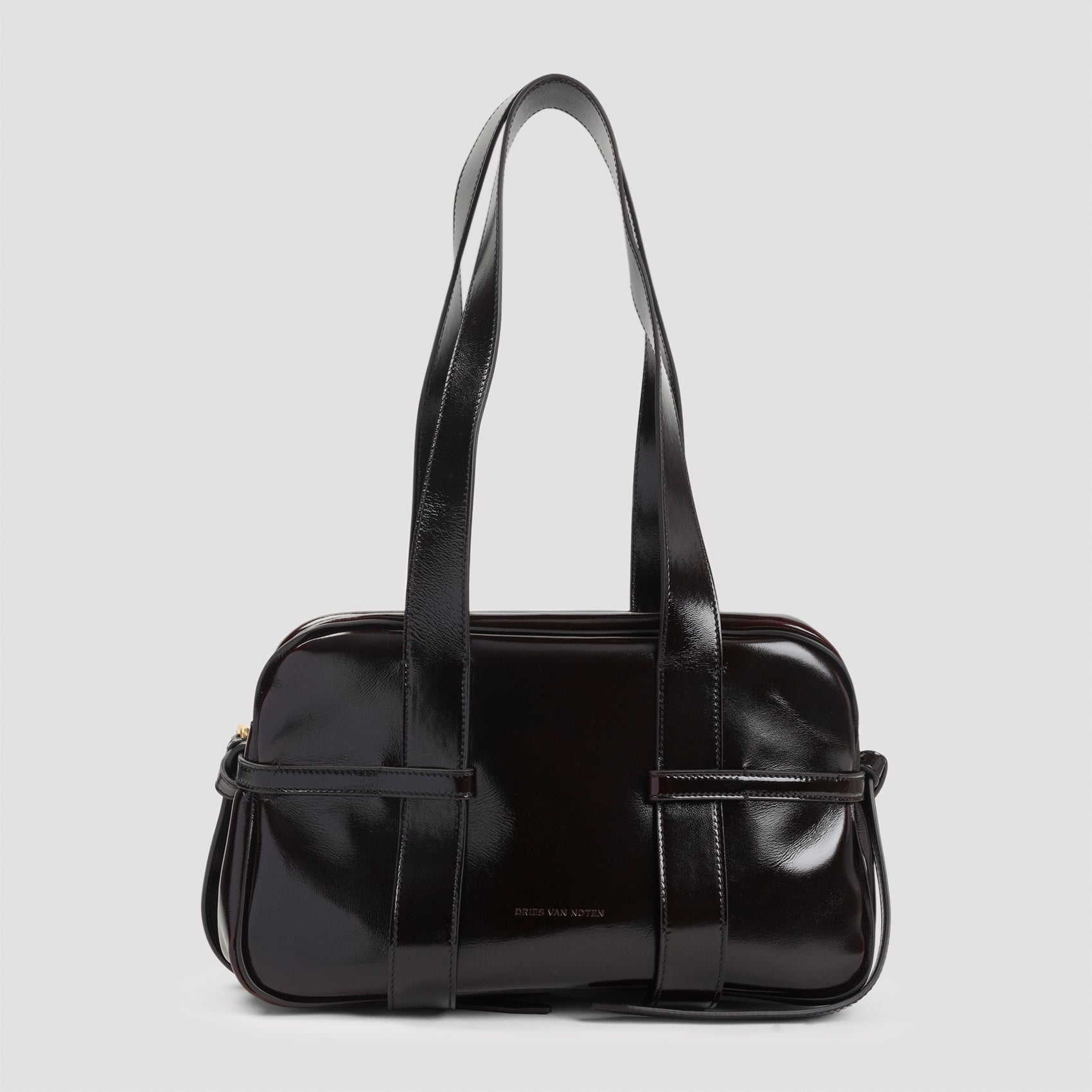 DRIES VAN NOTEN Medium Bowling Shoulder Handbag - Sleek Design