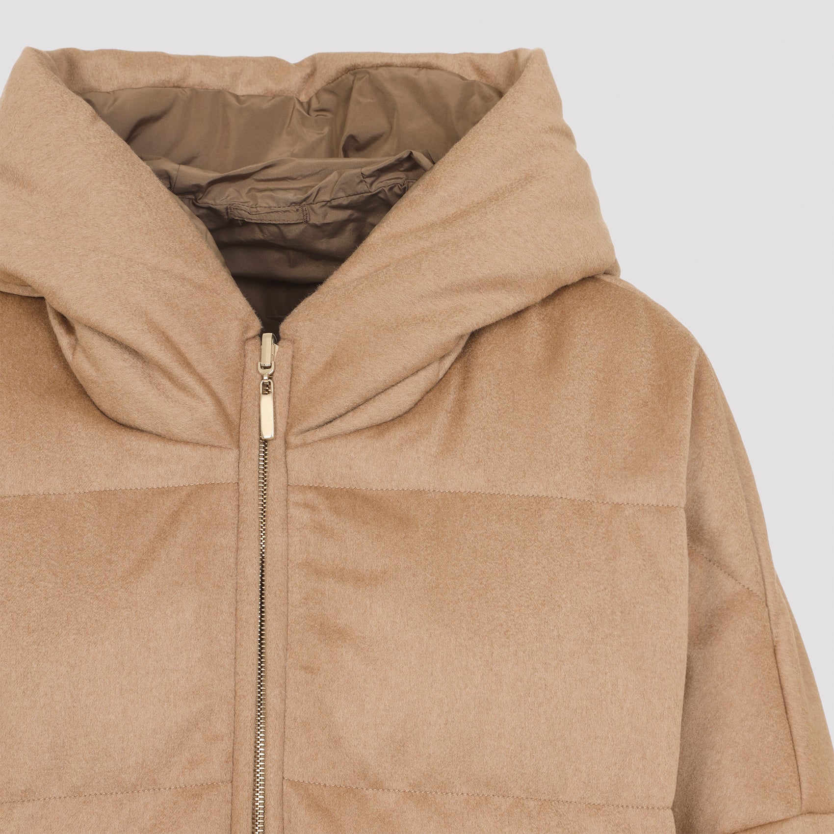 MAX MARA THE CUBE Desiderio Camel Padded Jacket for Men