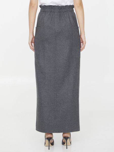MAX MARA Wool-Cashmere Blend Skirt