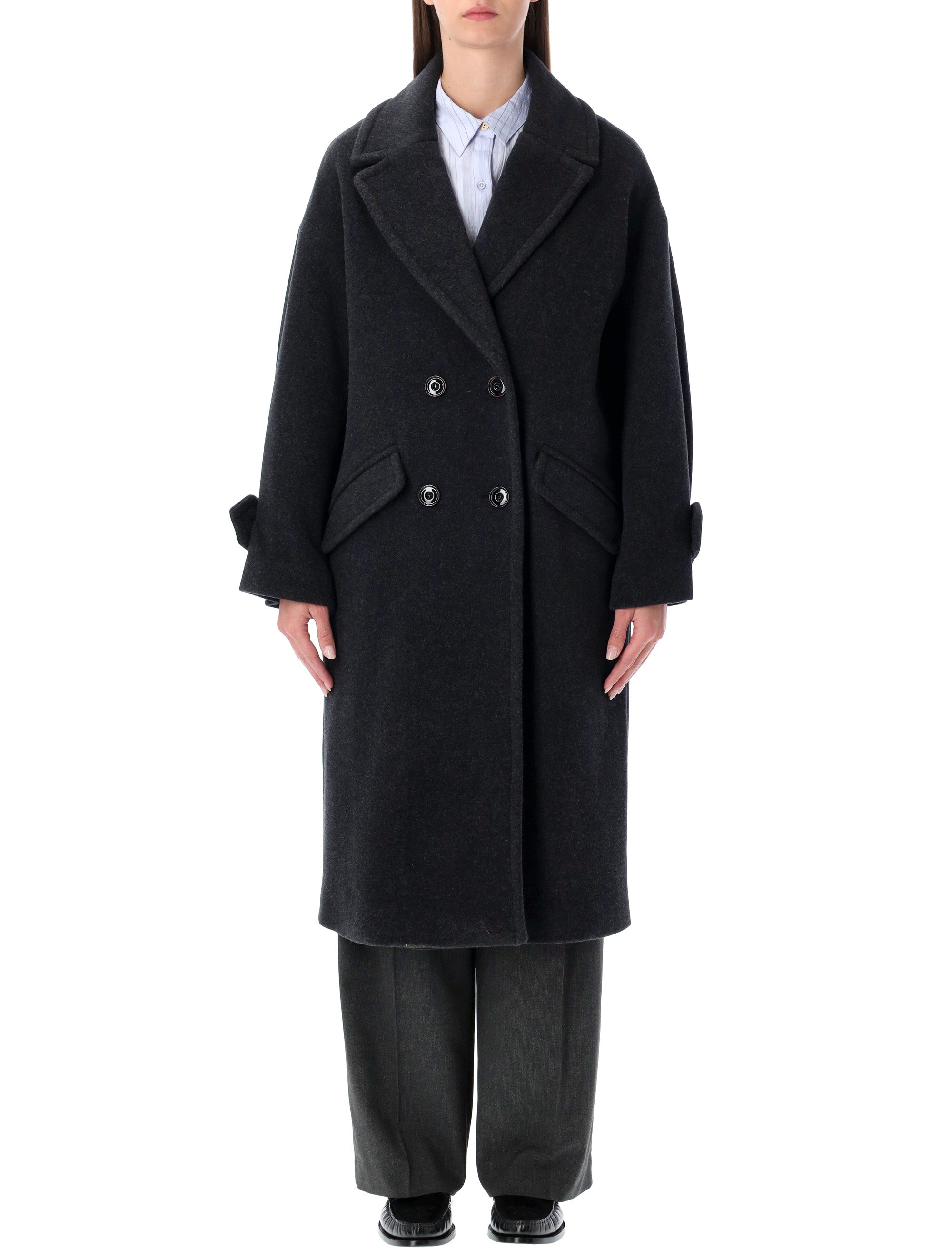 SESSUN Wool Double-Breasted Jacket Size S