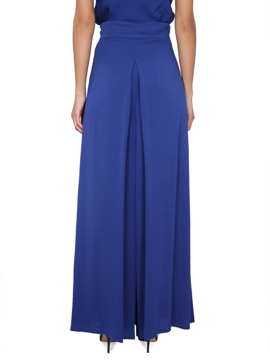 MAX MARA Wide Silk Tuxedo Pants for Women