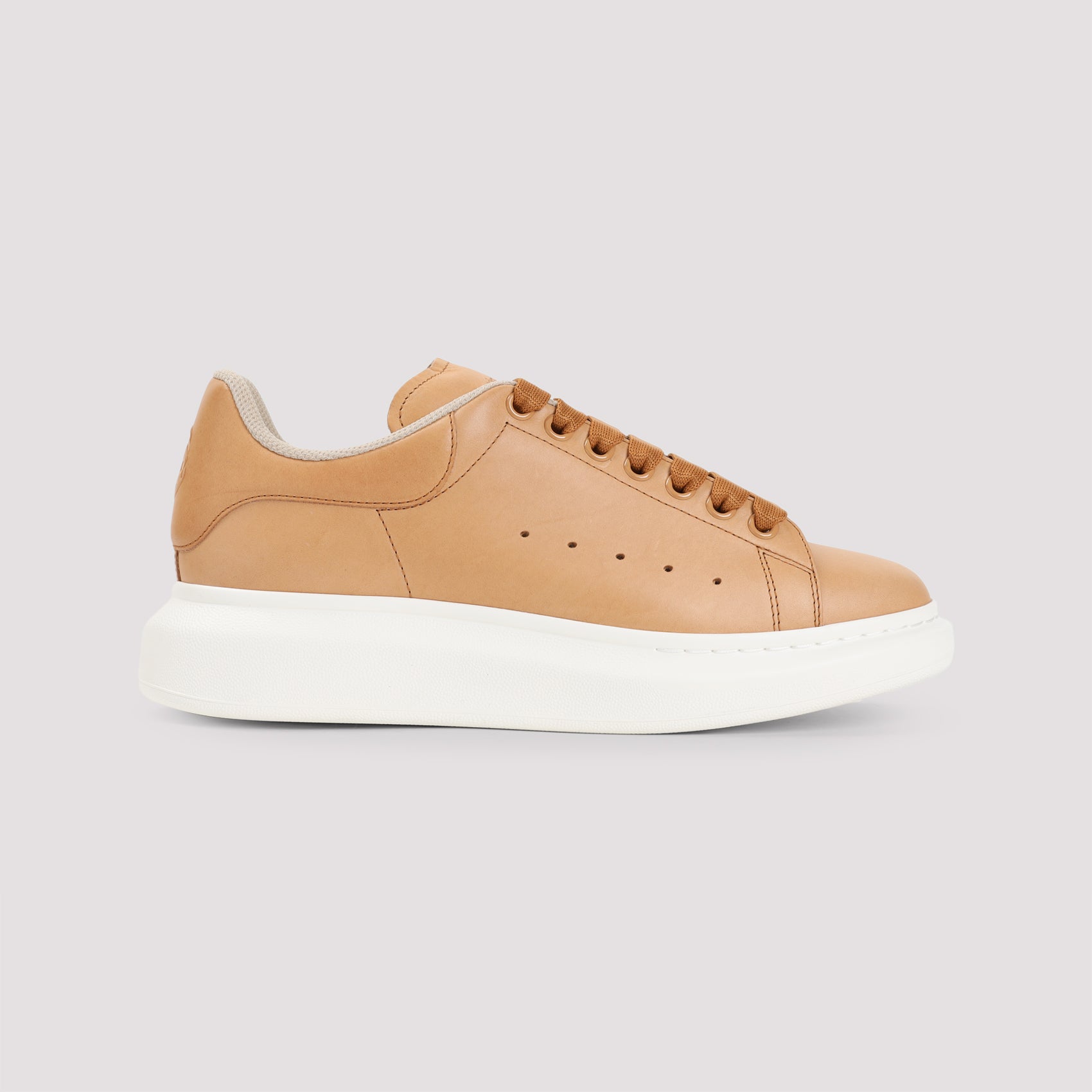 ALEXANDER MCQUEEN Men's Luxe Leather Sneakers