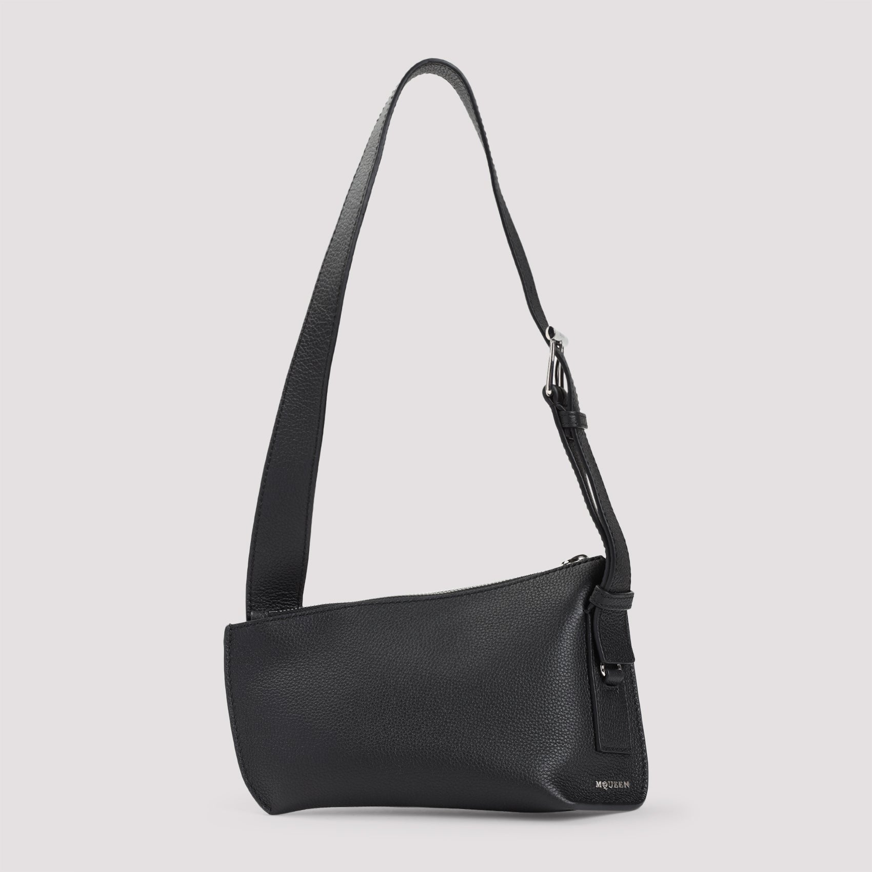 ALEXANDER MCQUEEN Leather Sling Pouch Handbag 22cm x 13cm x 7cm
