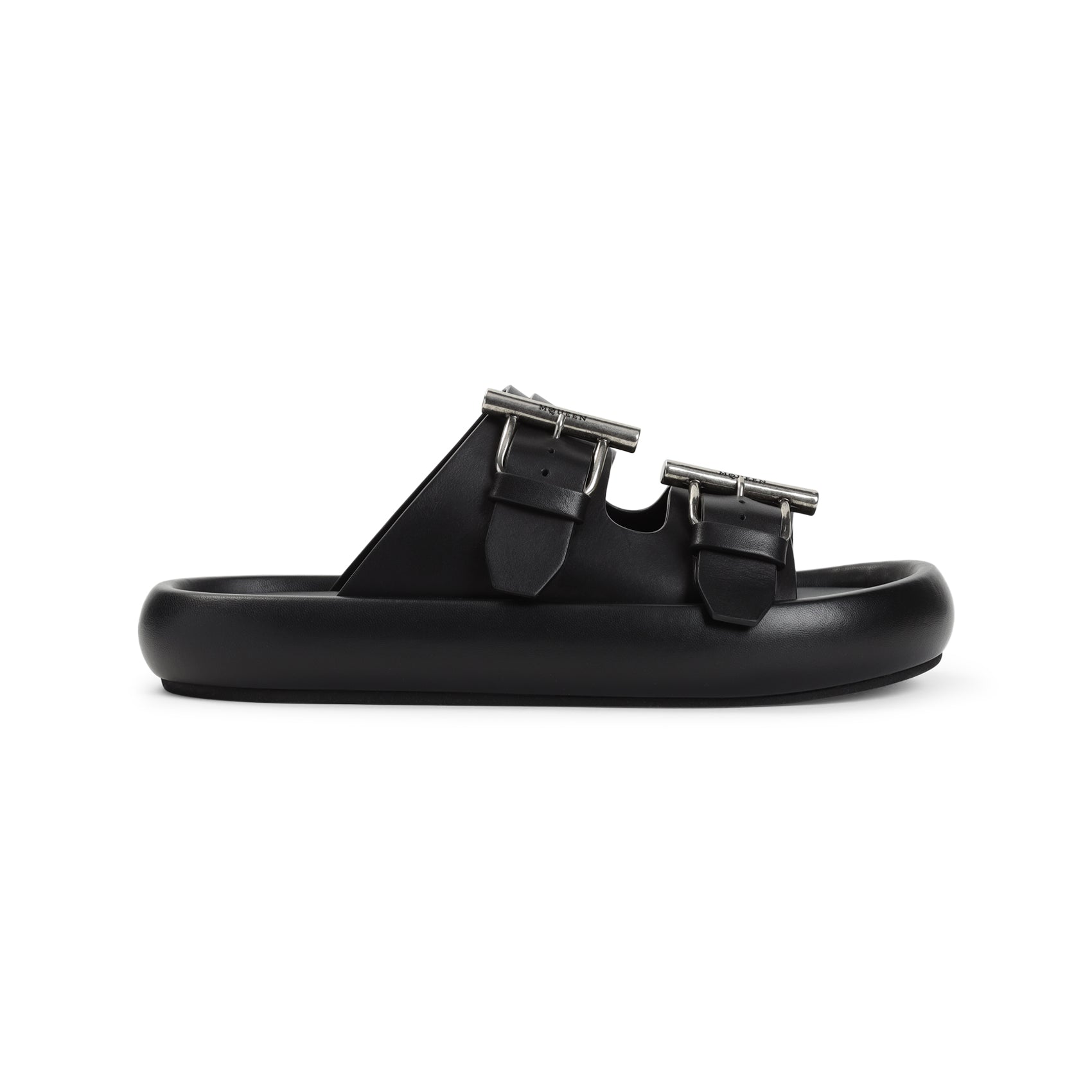 ALEXANDER MCQUEEN Stylish Leather Sandals for Men - SS25 Collection