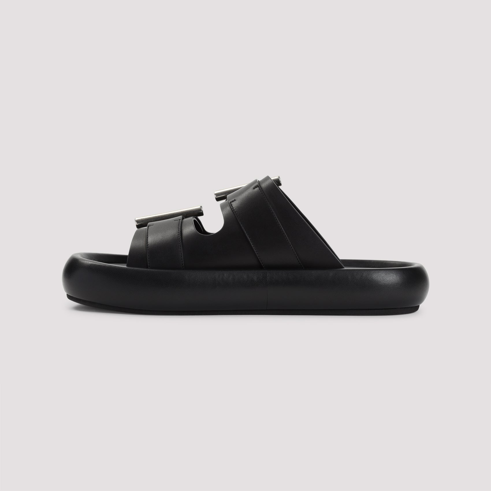 ALEXANDER MCQUEEN Stylish Leather Sandals for Men - SS25 Collection