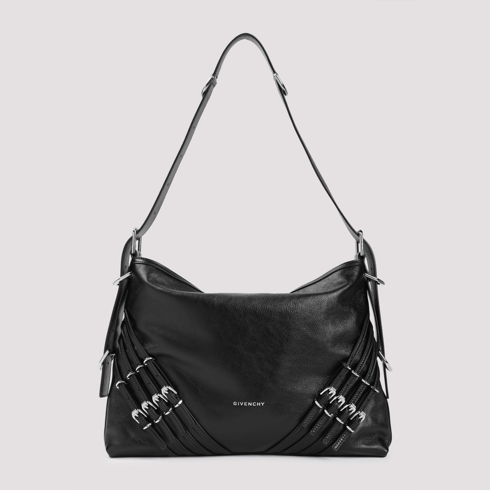 GIVENCHY Voyou Buckles Handbag - W:39cm H:32cm D:7cm
