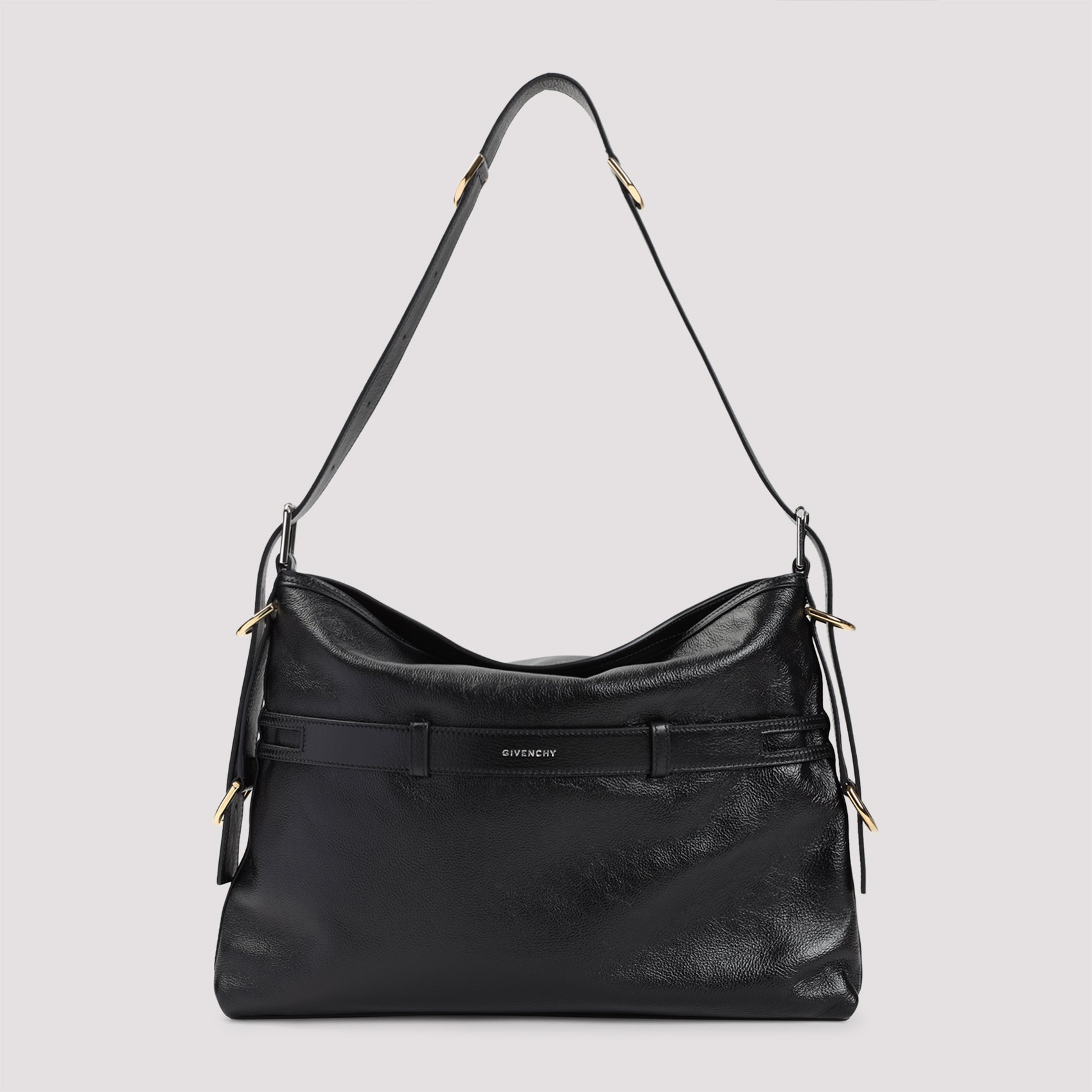 GIVENCHY Voyou Buckles Handbag - W:39cm H:32cm D:7cm