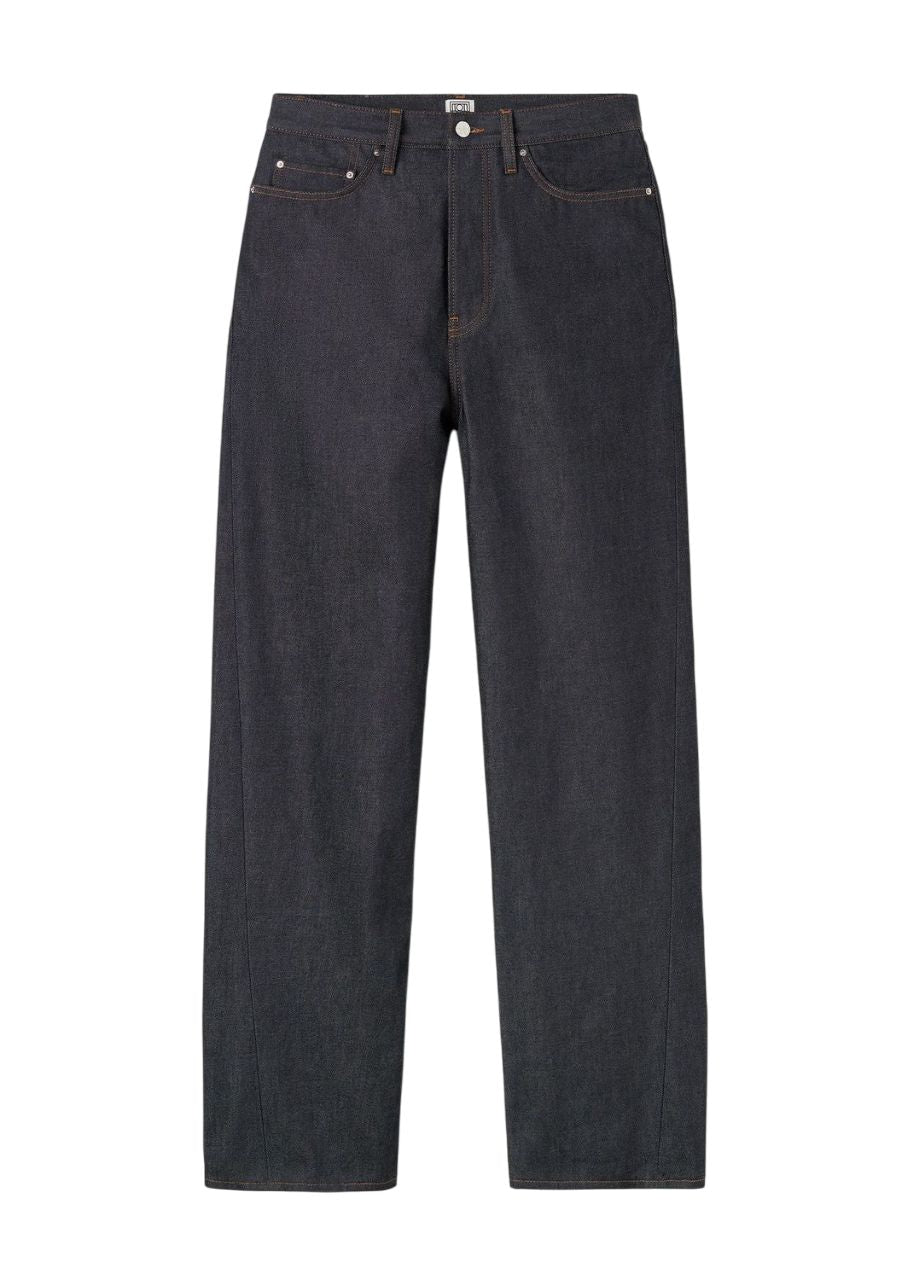 TOTEME Raw Denim Straight Fit Jeans for Women