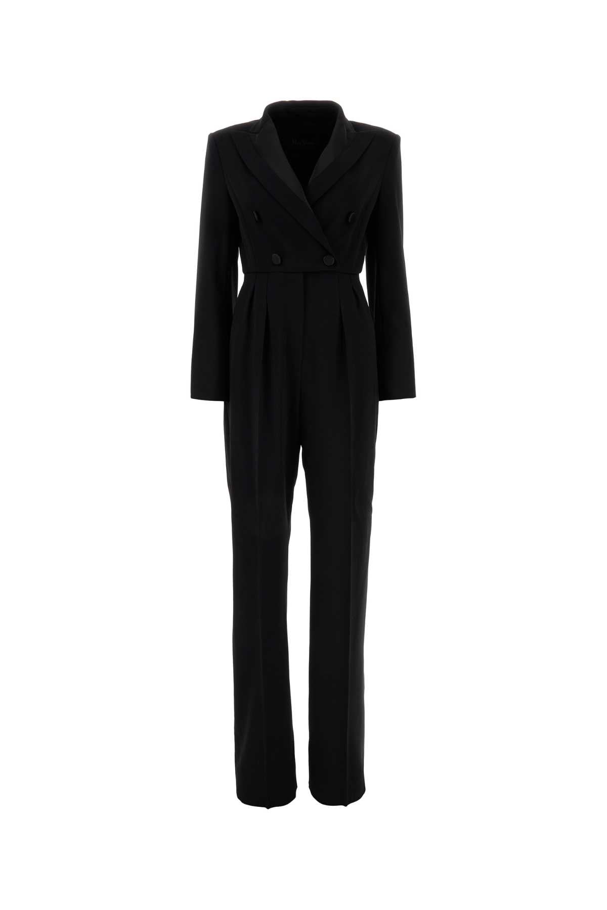 MAX MARA PIANOFORTE Stretch Wool Jumpsuit - Mini Design for Women