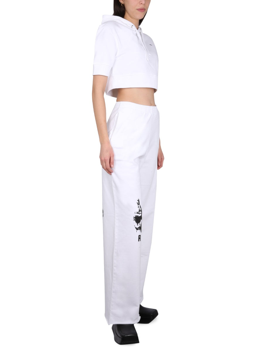 RAF SIMONS Embroidered Logo Hoodie for Women