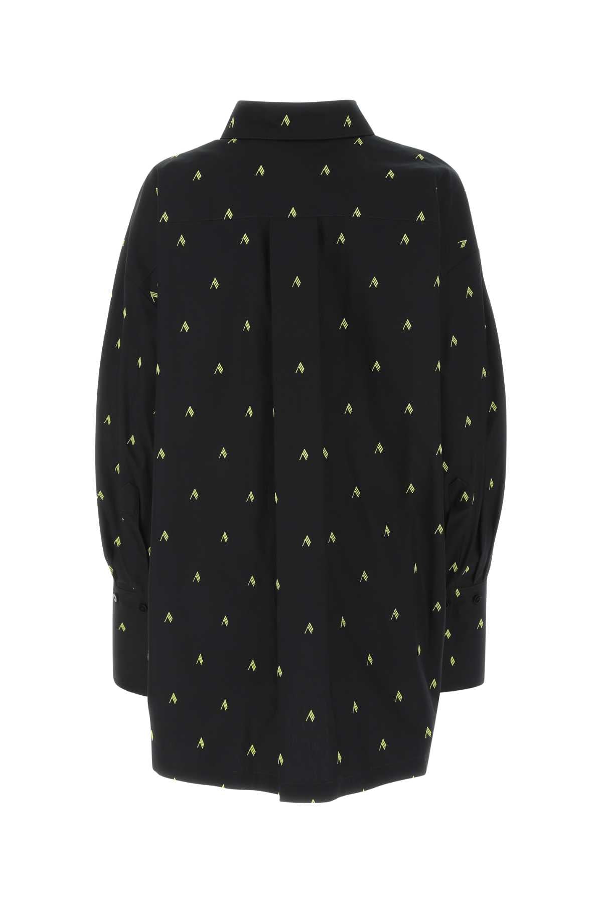 THE ATTICO Embroidered Poplin Diana Shirt