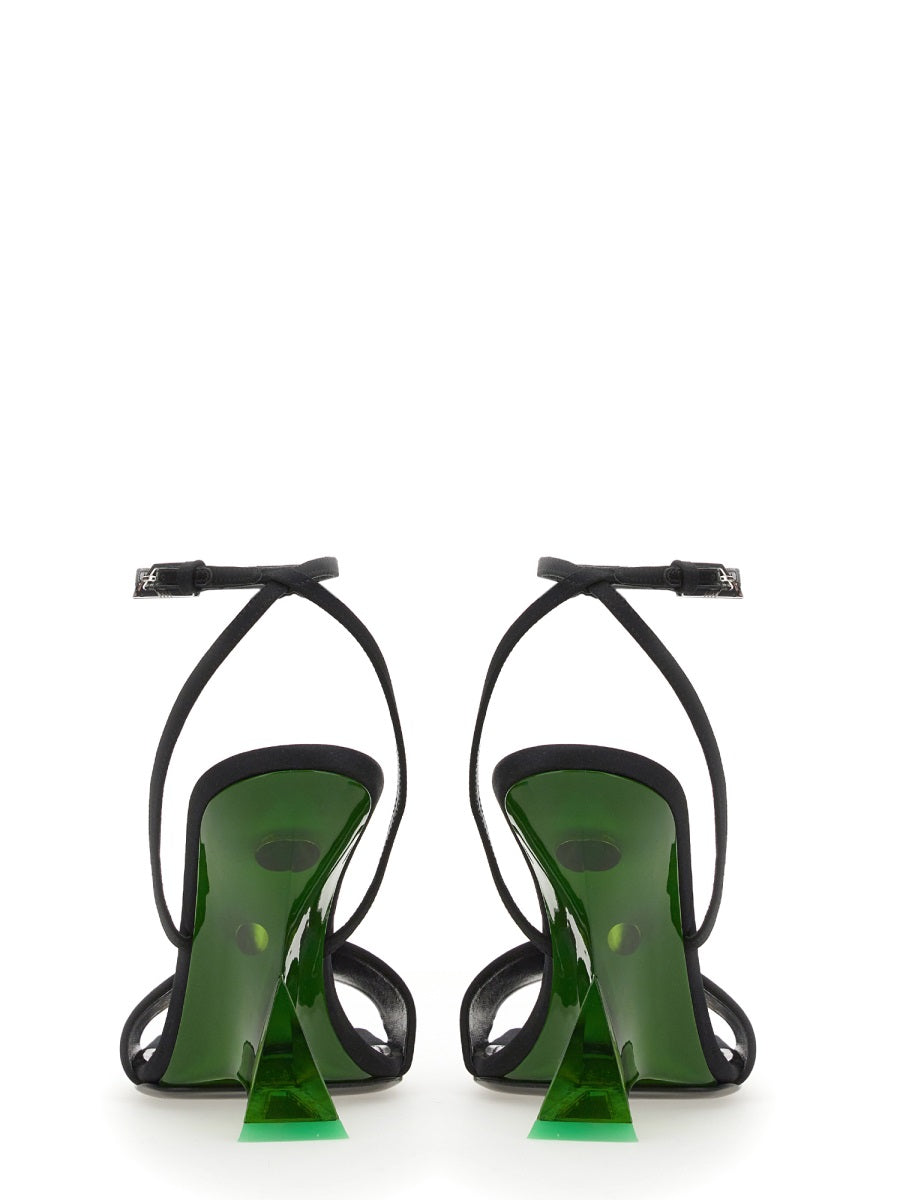 THE ATTICO Chic Adjustable Sandals with 10.5cm Heel