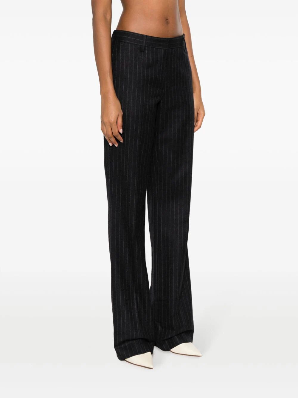 DRIES VAN NOTEN Elegant Wool Pants for Women - Size 7180