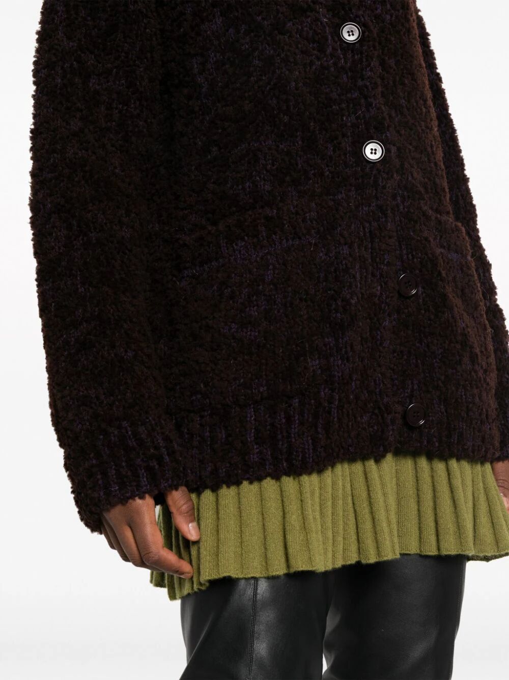 DRIES VAN NOTEN Textured Cardigan - FW23 Women’s Fashion