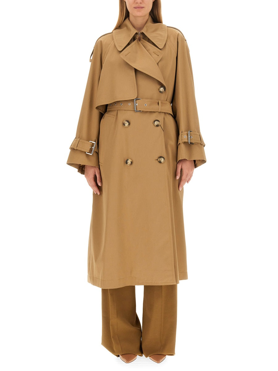 MAX MARA SPORTMAX Oversized Fit Trench Jacket