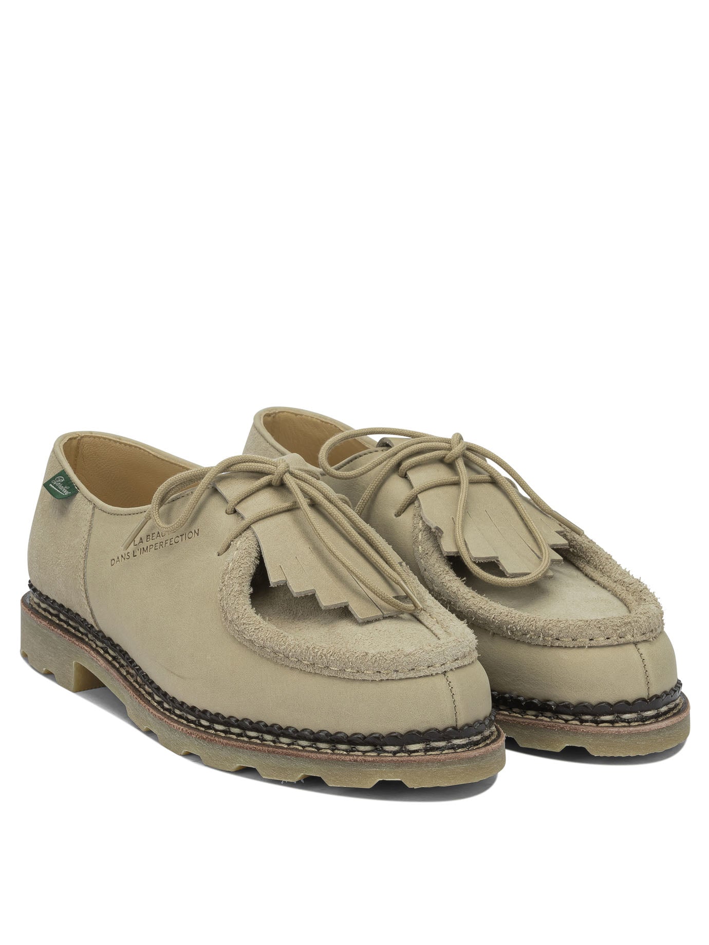 PARABOOT Men's Leather Lace-Up Moccasins