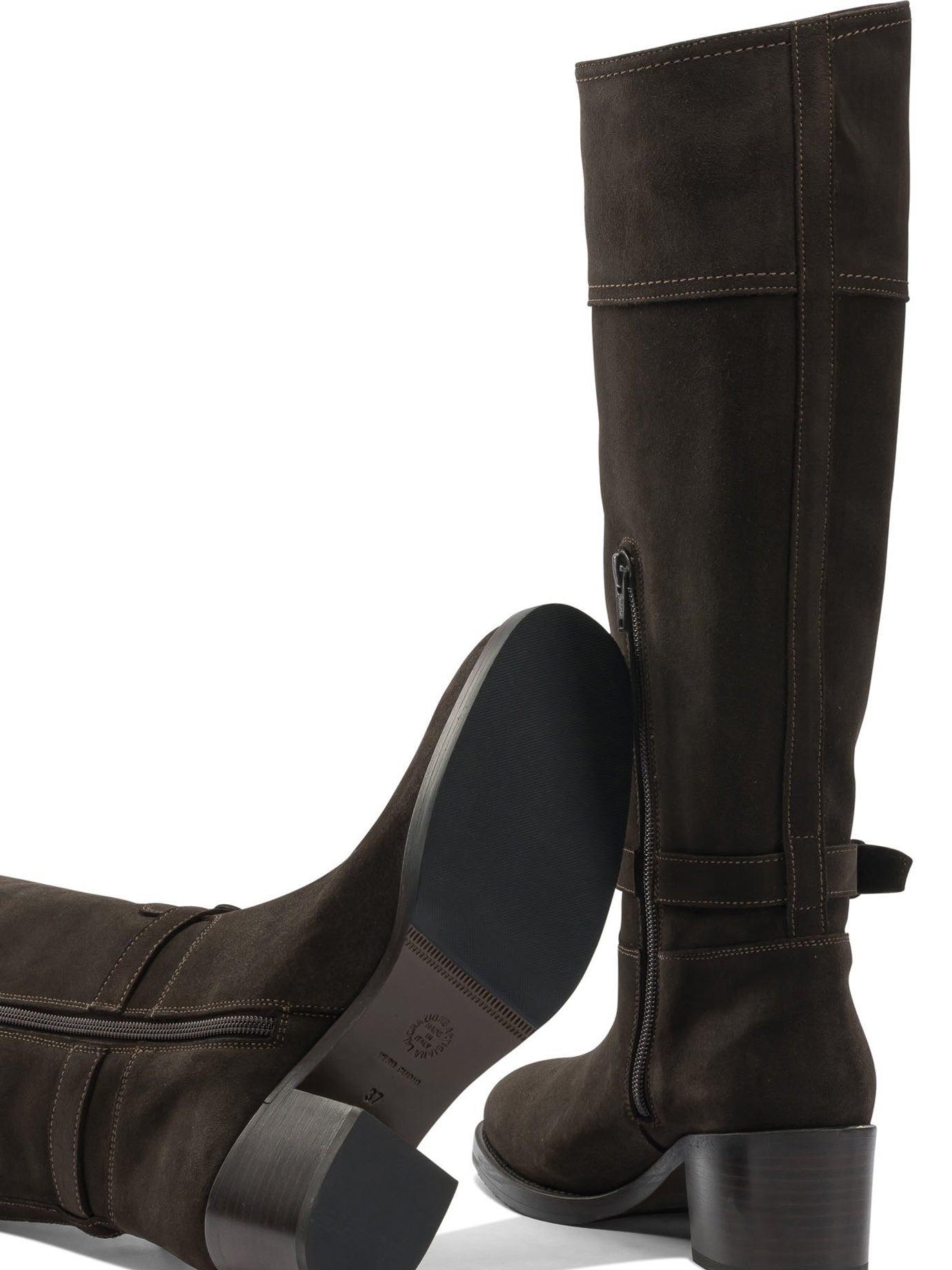 MARETTO Mid-Calf Leather Boots for Women