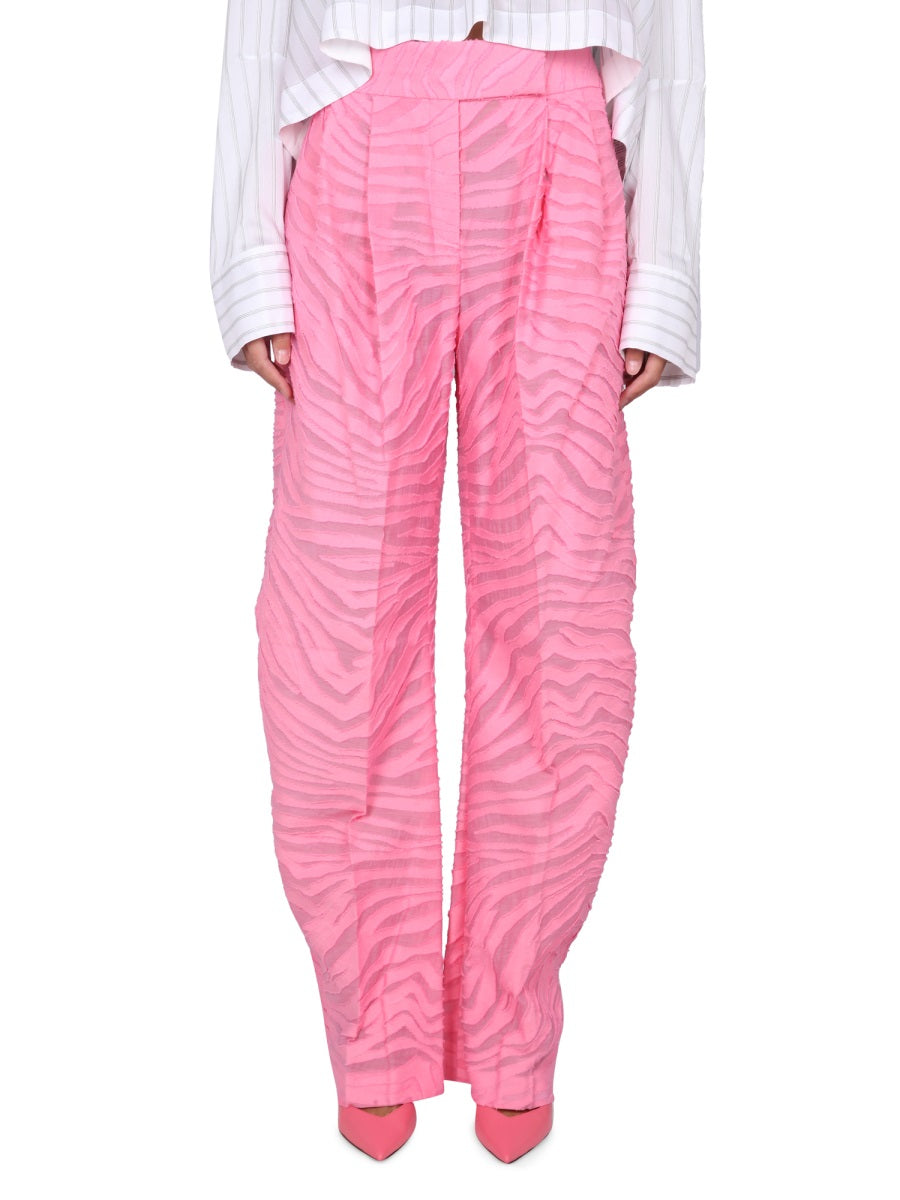 THE ATTICO High Waist Buttoned Pants