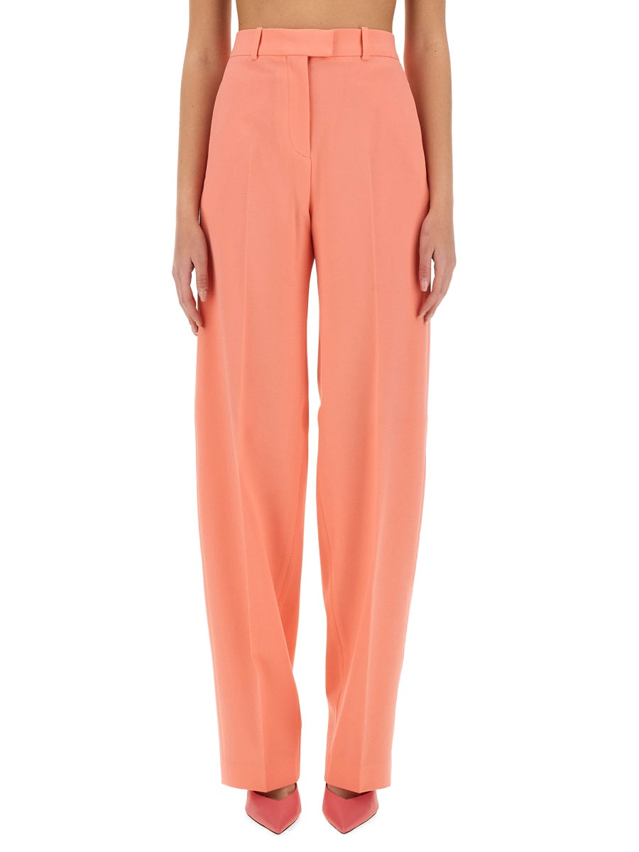 THE ATTICO Chic Long Pants with Button Closure and Belt Loops
