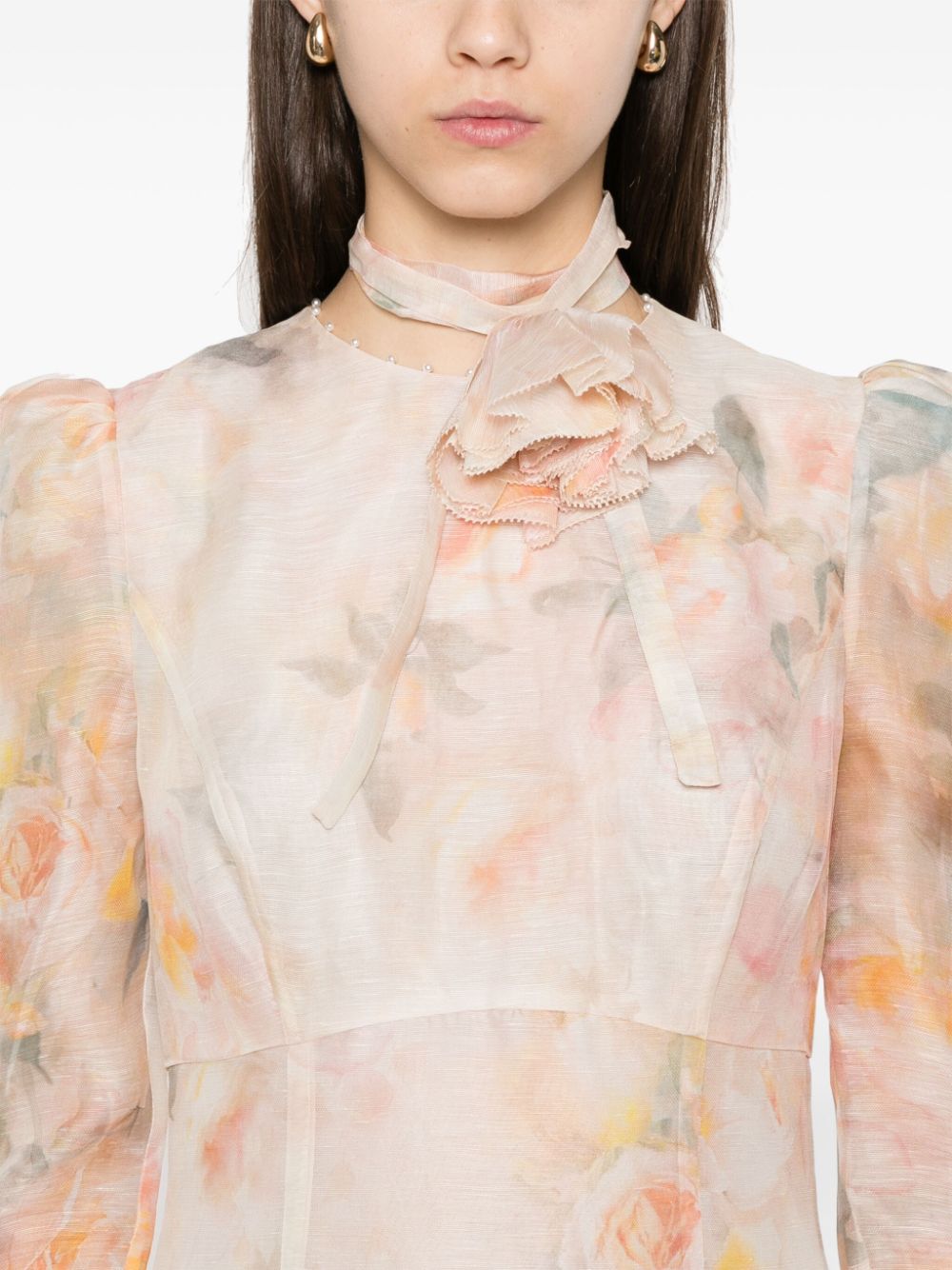 ZIMMERMANN Floral Long Dress for Women - SS25