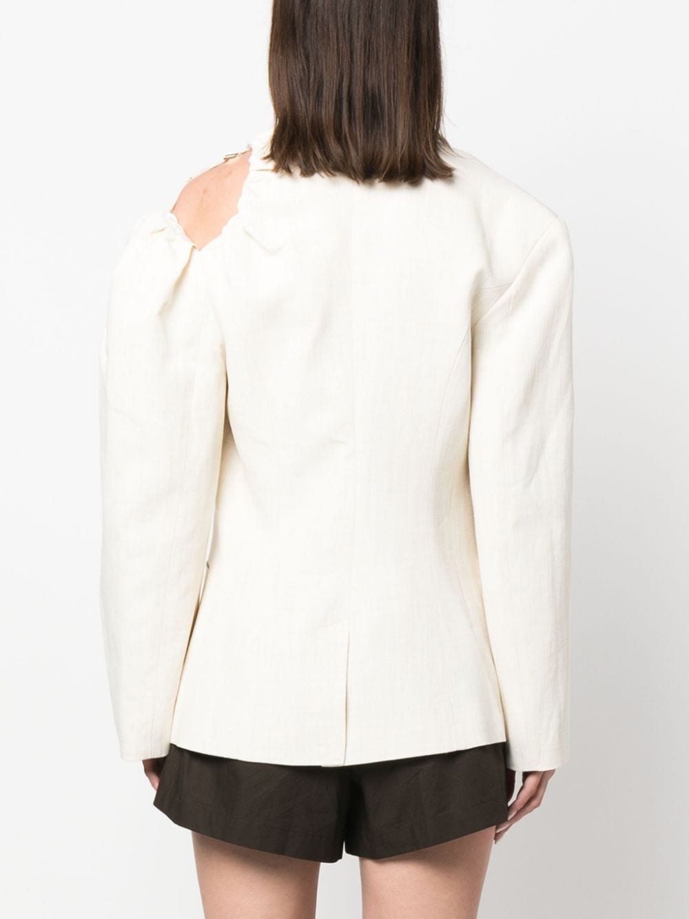 JACQUEMUS Asymmetrical Blazer Jacket