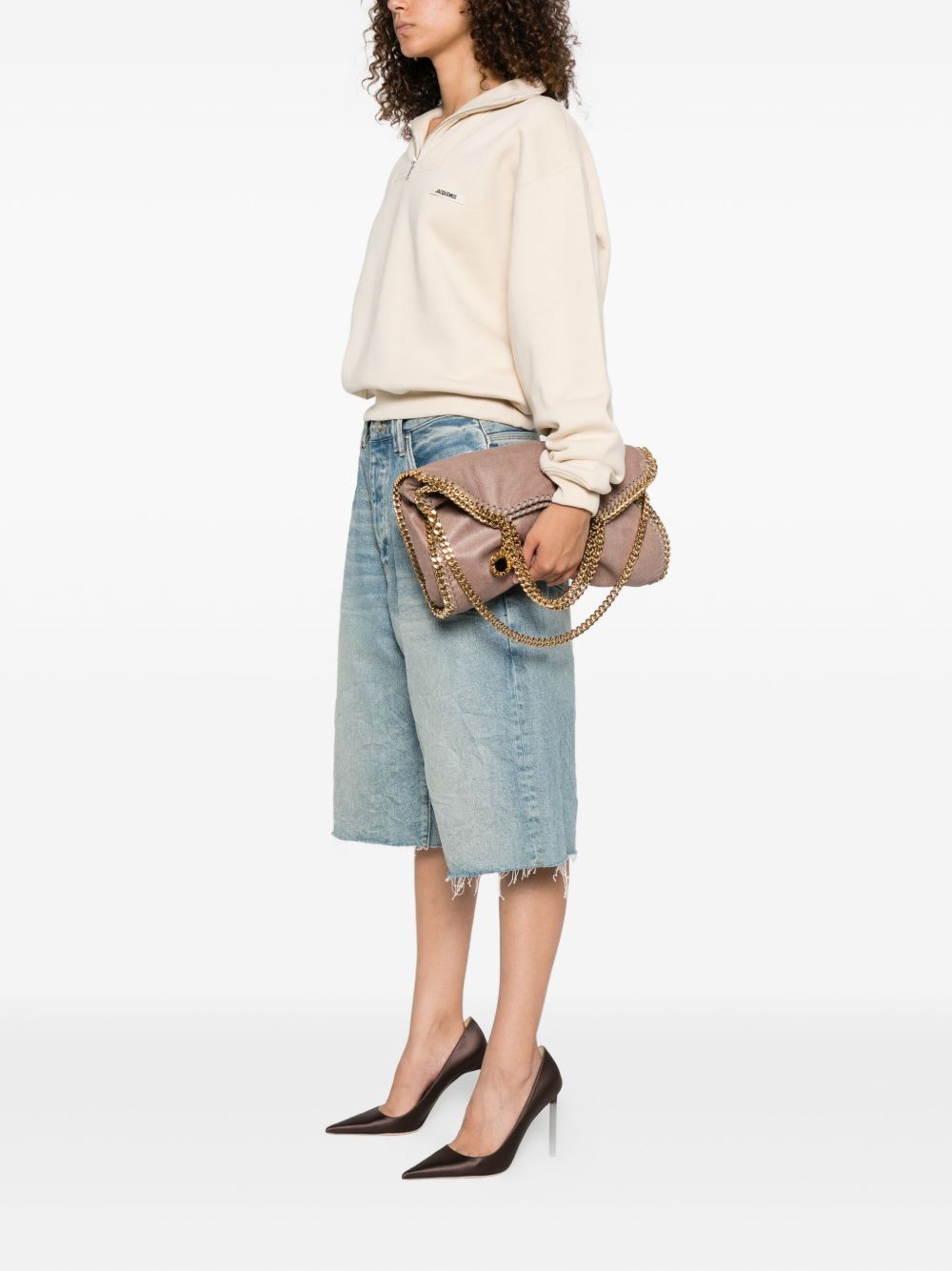 STELLA MCCARTNEY Falabella Mini 3-Chain Handbag