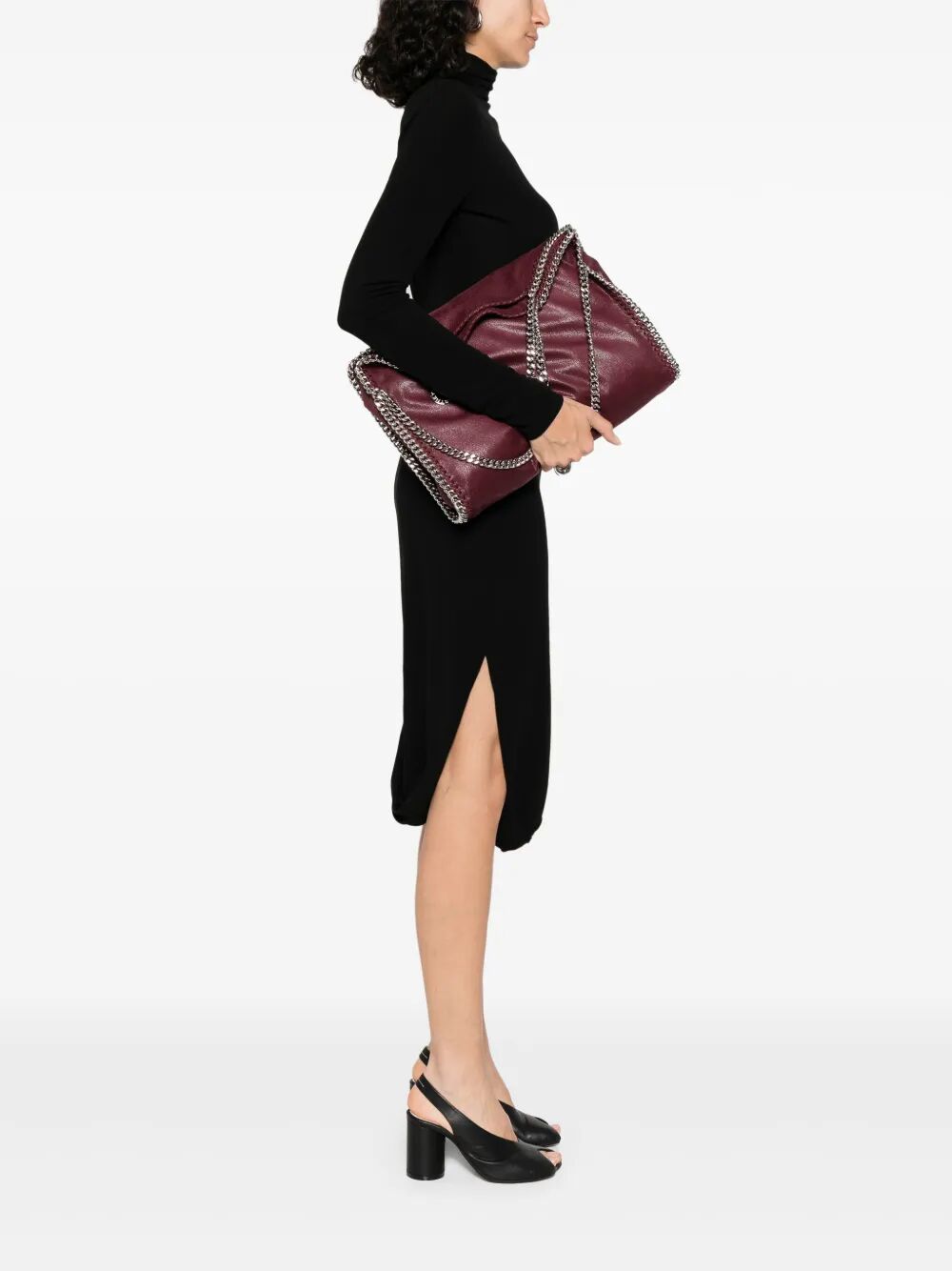 STELLA MCCARTNEY Faux Leather Vintage Tote Handbag - 37cm x 36cm x 9cm