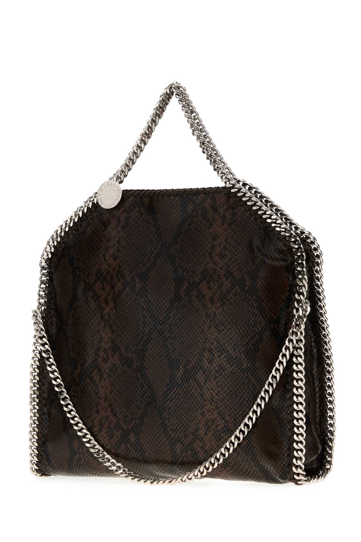 STELLA MCCARTNEY Folded Falabella Tote Handbag with Snakeskin Effect
