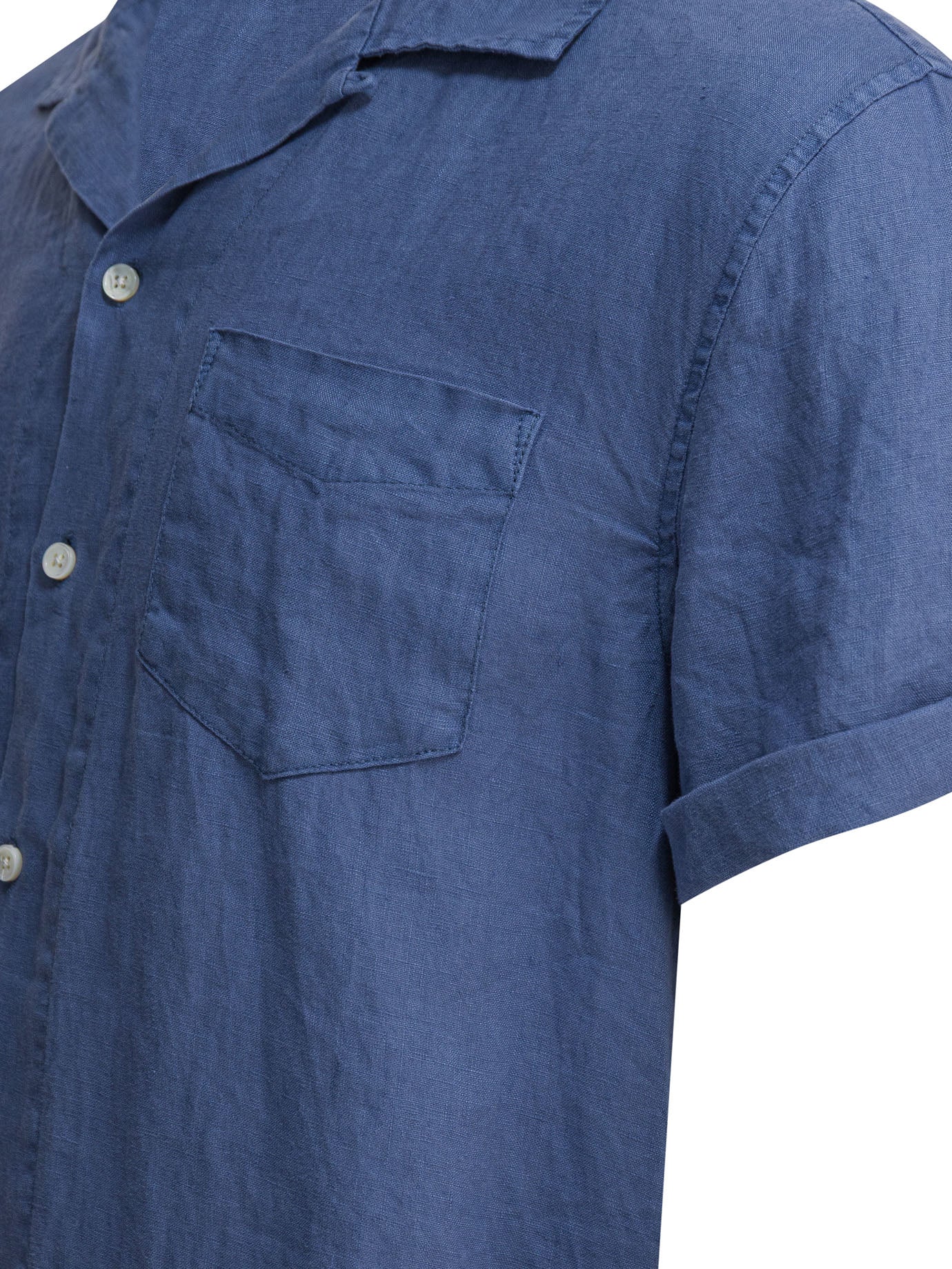 ALEX MILL Light Blue Camp Shirt for Men - SS25