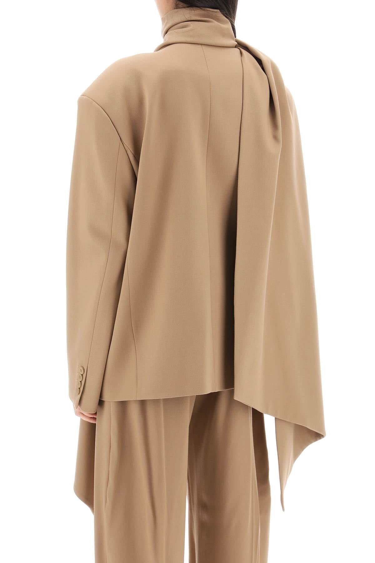 THE ATTICO Stretch Wool Blazer