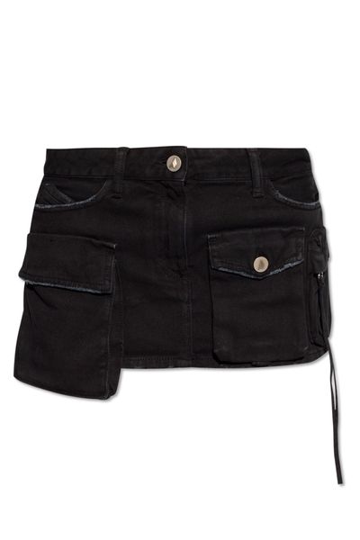 THE ATTICO Chic Denim Mini Skirt